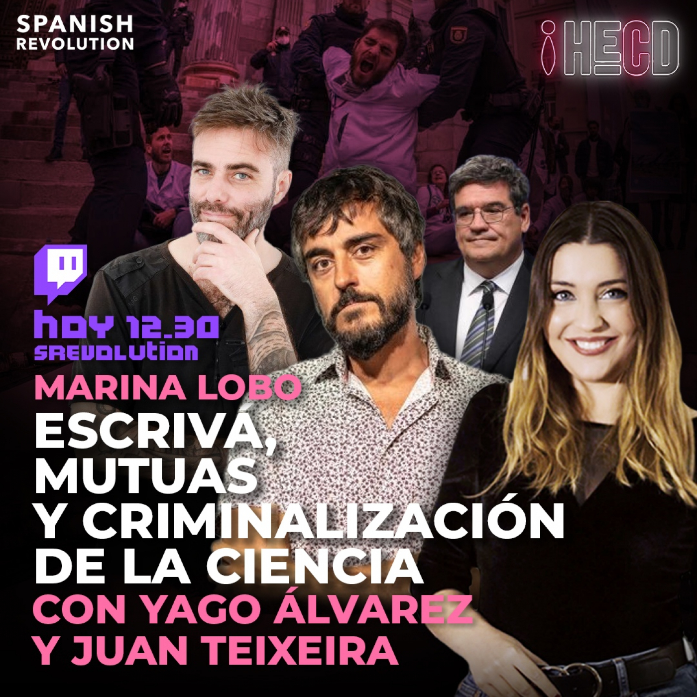 HECD! 235 - Ana Obregón de compras+Escrivá y las mutuas con Yago Álvarez EconoCabreado+Noticias climáticas Juan Teixeira