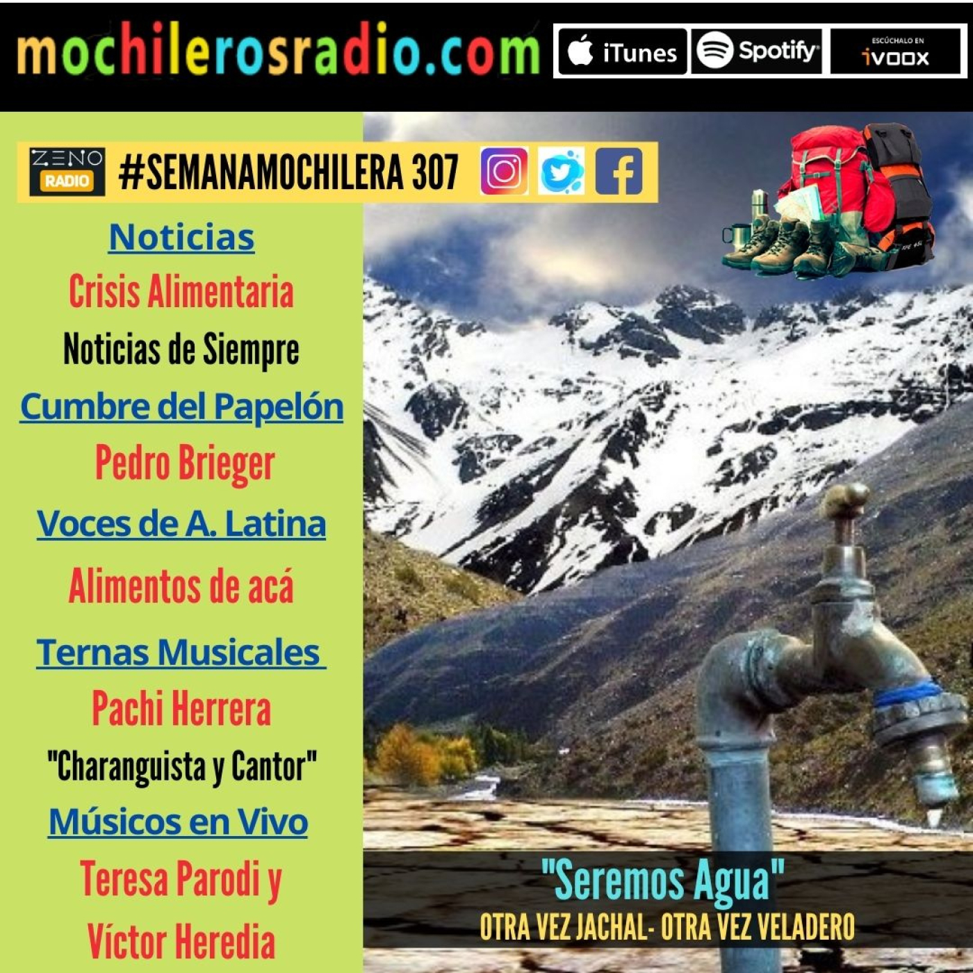 Mochileros 307 - 10 de junio de 2022 episode artwork