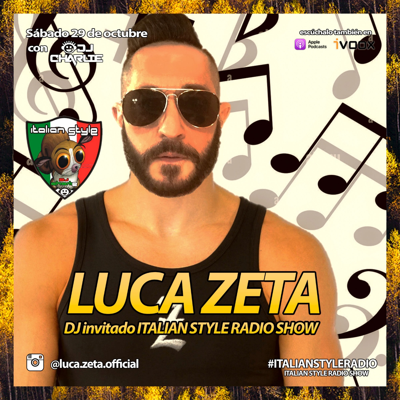 ITALIAN STYLE radio show 853 29-10-2022 episode artwork
