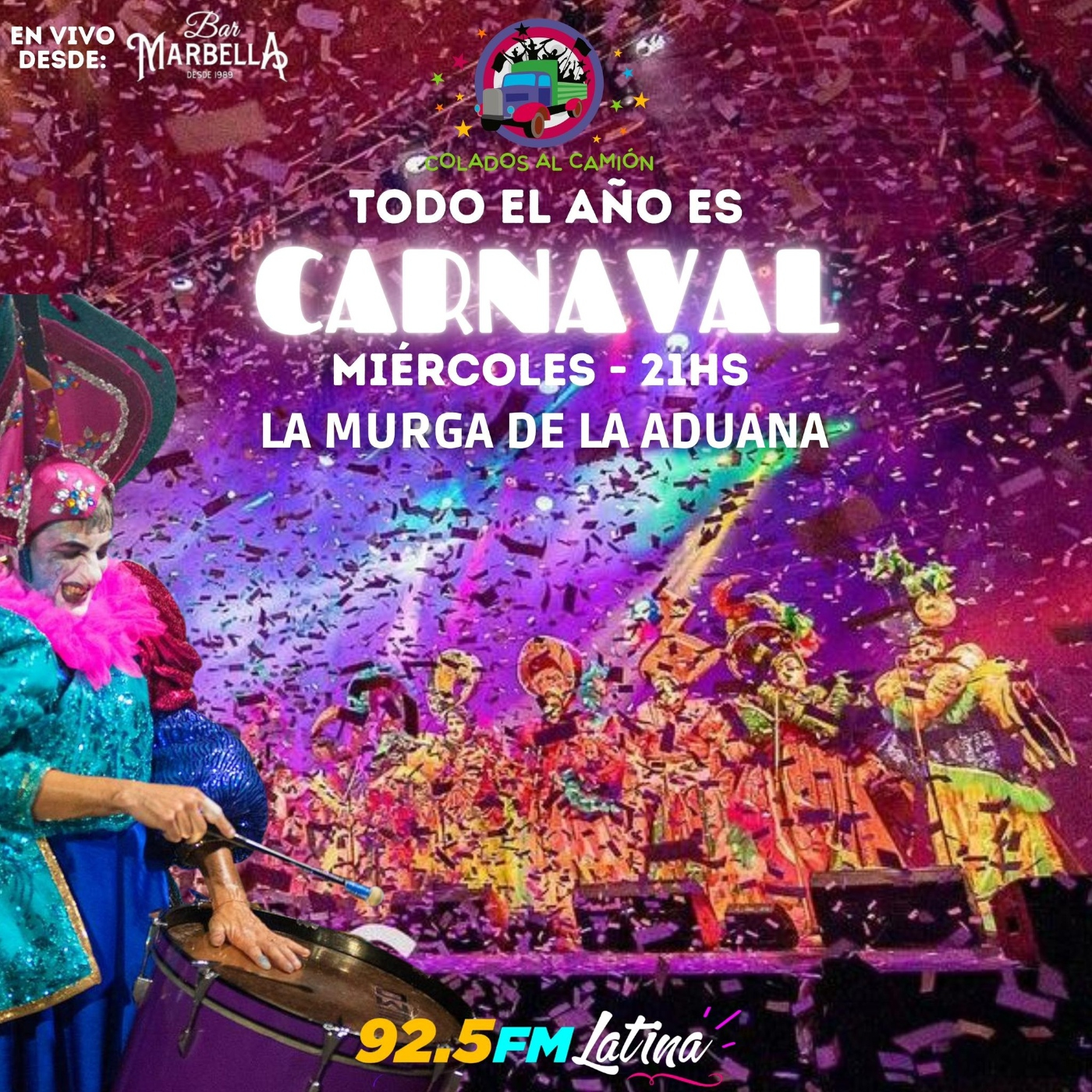 Colados al Camión