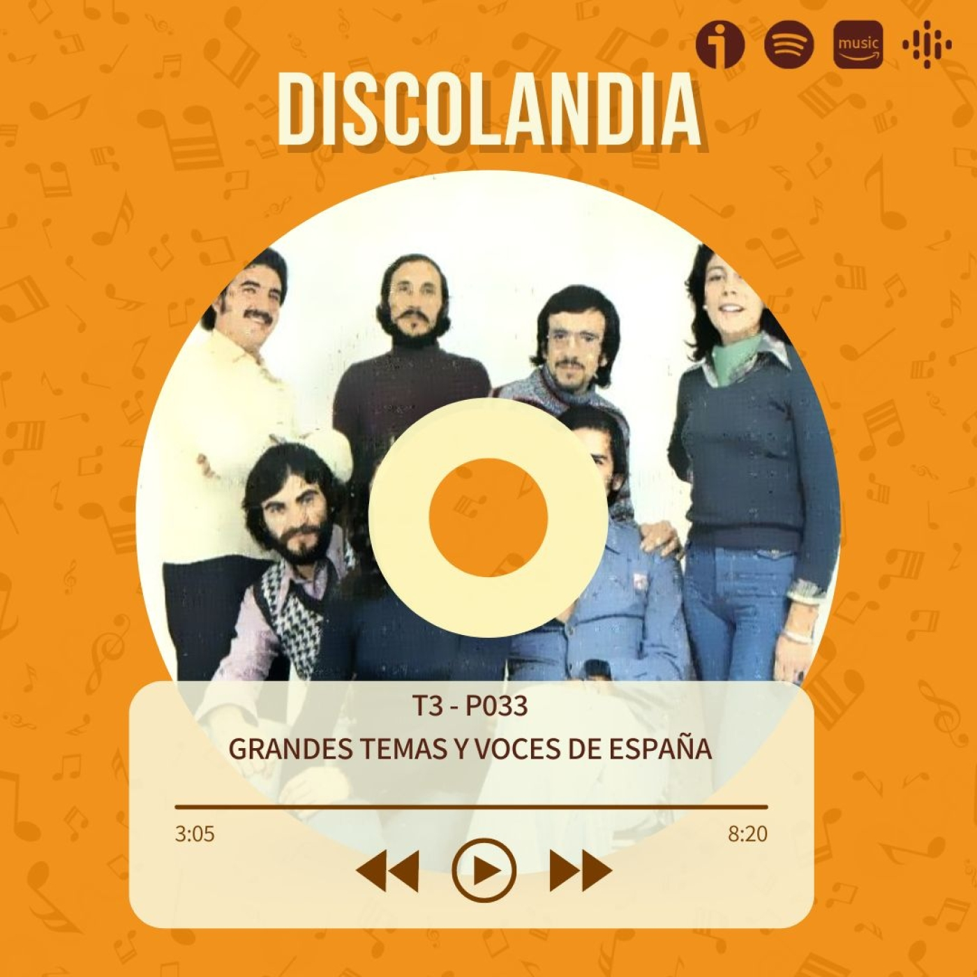 Discolandia: Grandes Temas Y Voces De España - T03-P33 episode artwork