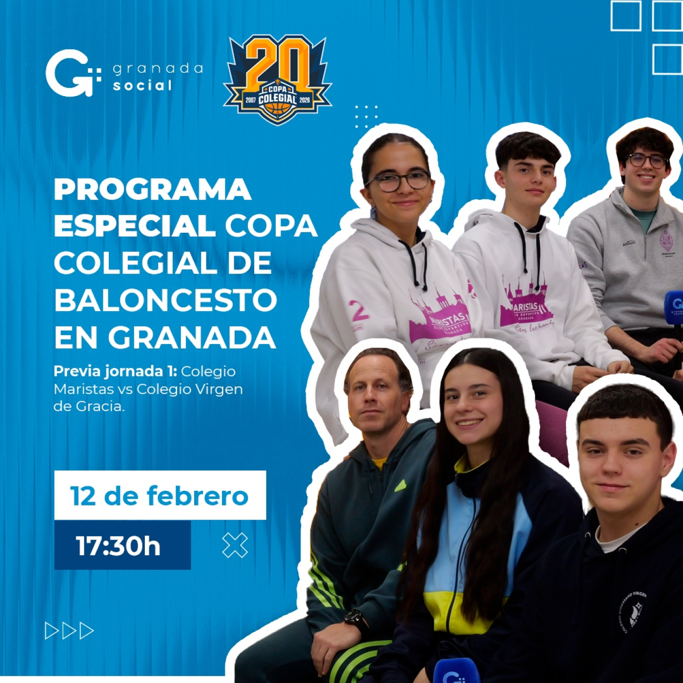 Programa especial Copa Colegial de baloncesto en Granada