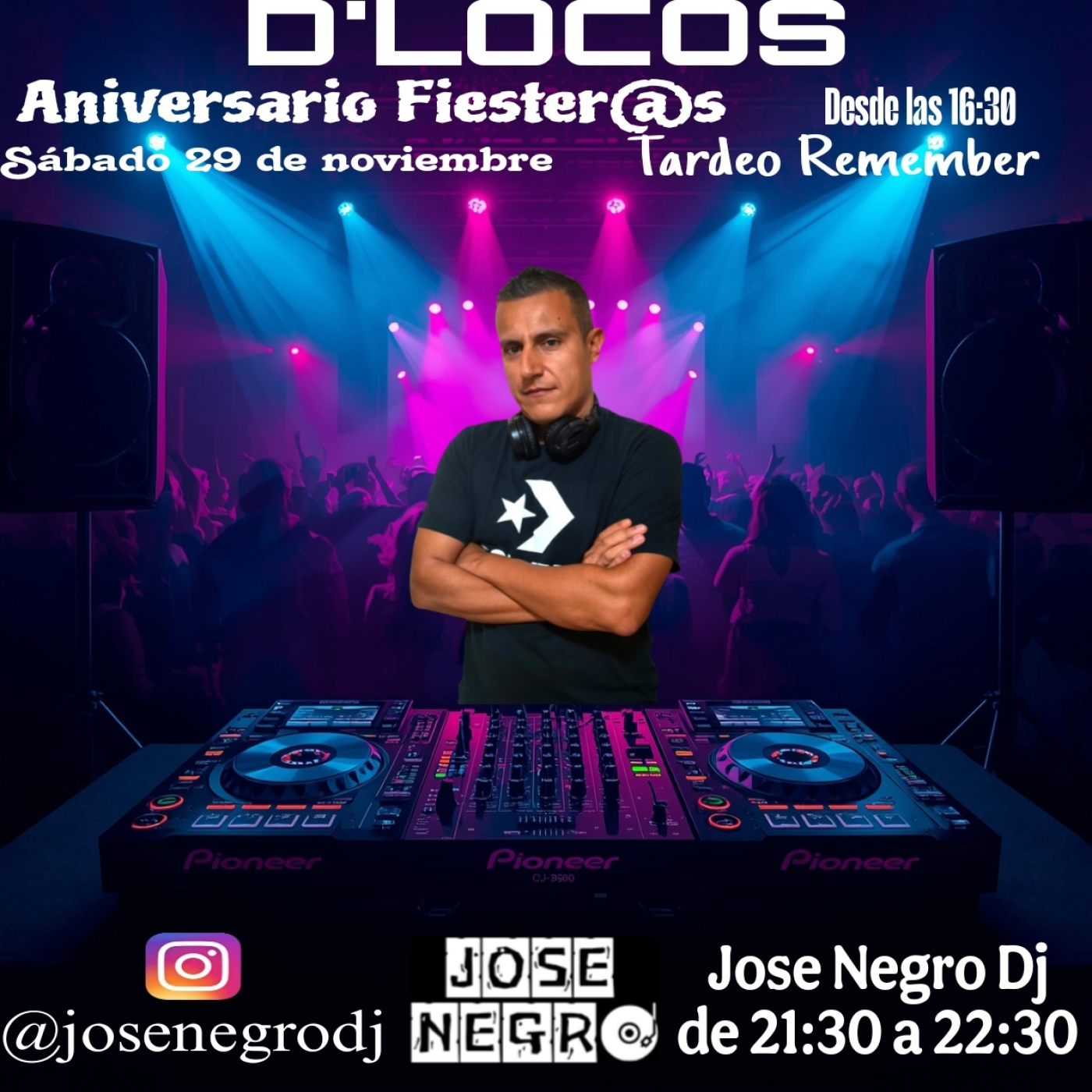 JOSE NEGRO DJ D'LOCOS 29-11-25 episode artwork