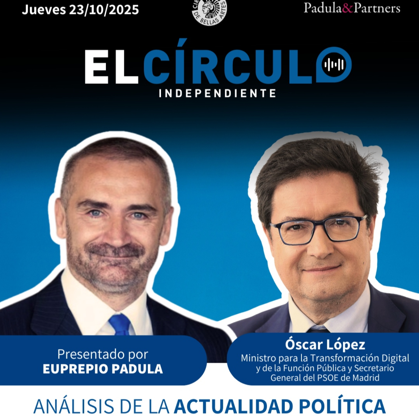 Episodio 118: Oscar López (Ministro para la Transformación Digital y de la Función Pública) episode artwork