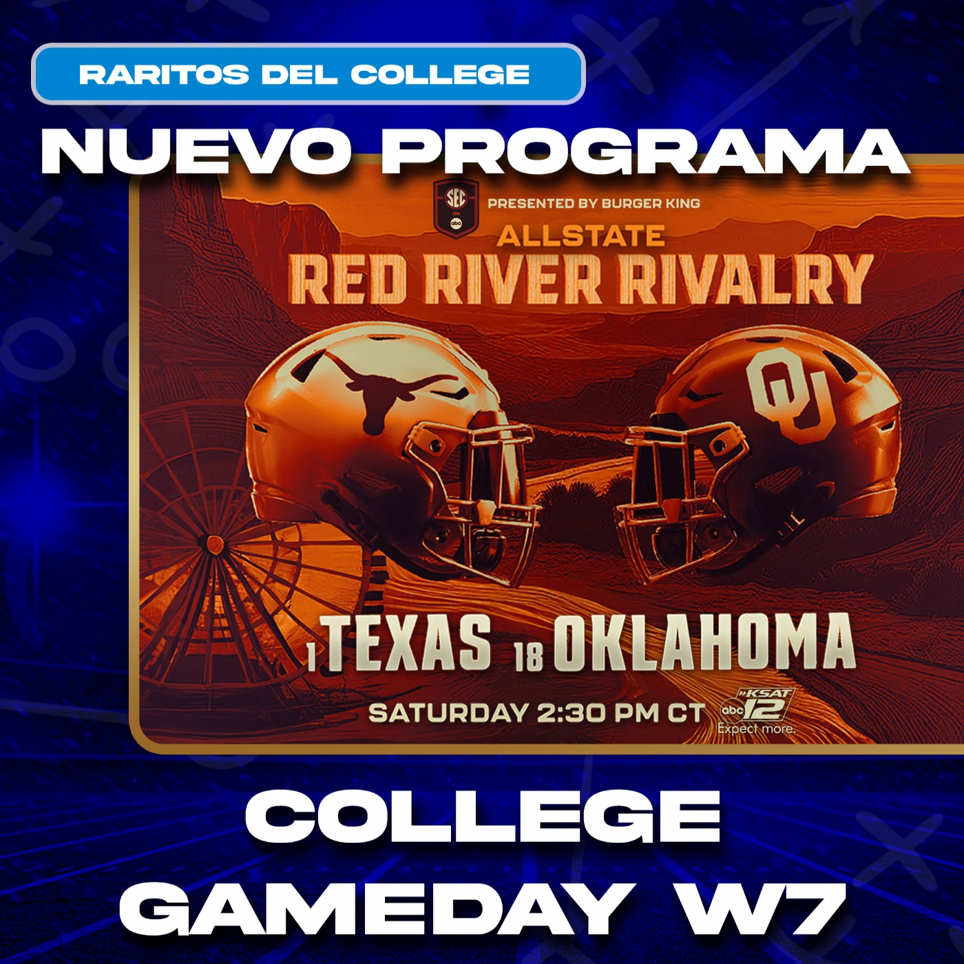 Texas se la juega contra Oklahoma | Raritos del College - 4x21 episode artwork