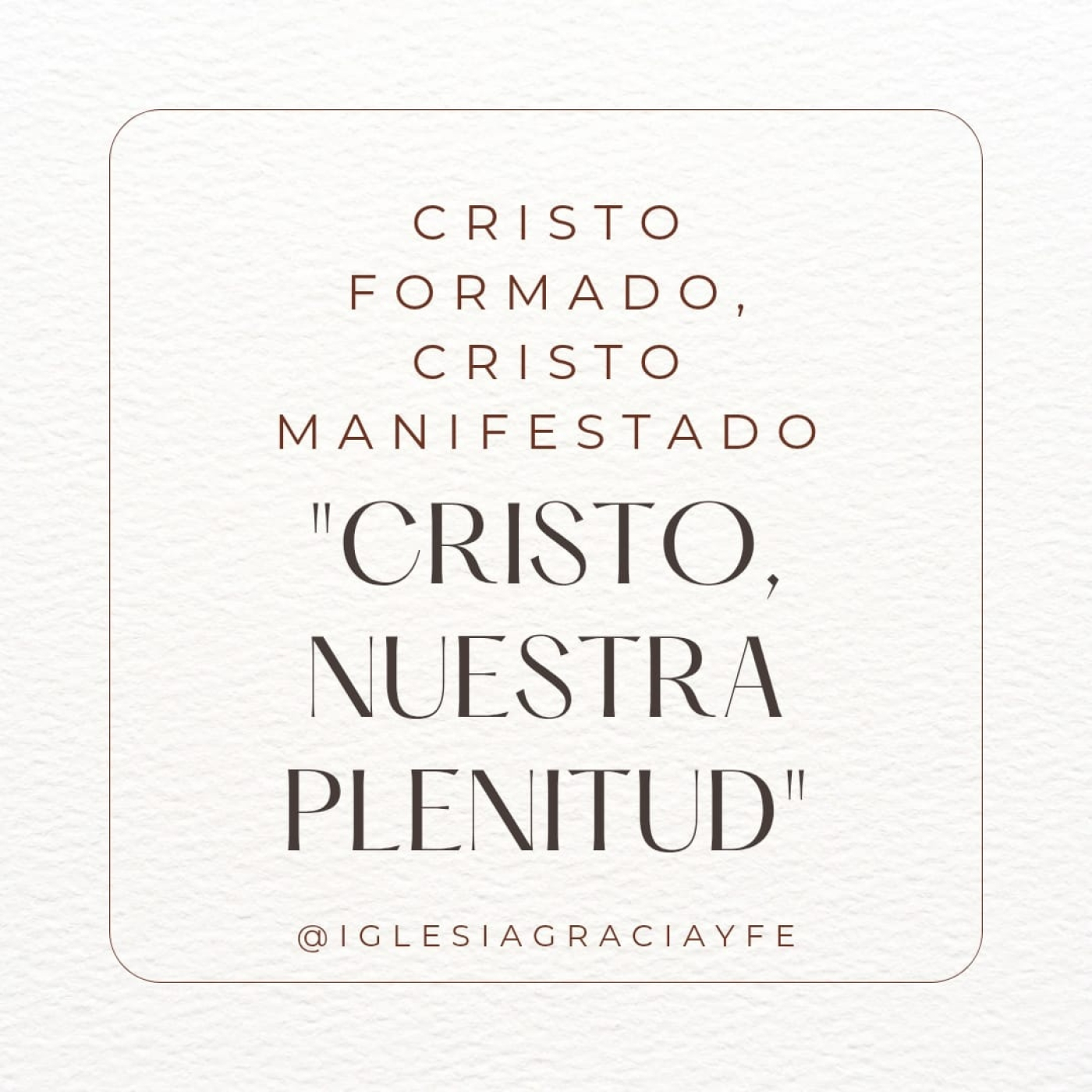 Cristo, Nuestra Plenitud (Cristo formado, Cristo manifestado 24) - Pastor Kenneth Solá episode artwork