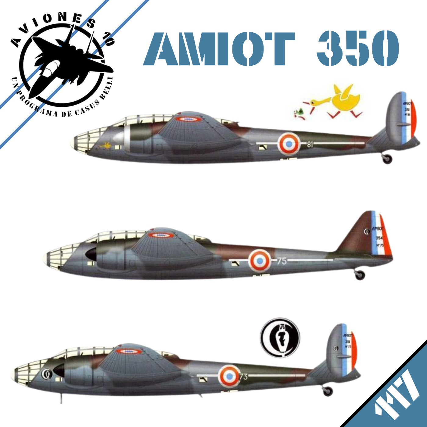 A10 Amiot 350s – Innovación y fracaso en los bombarderos franceses