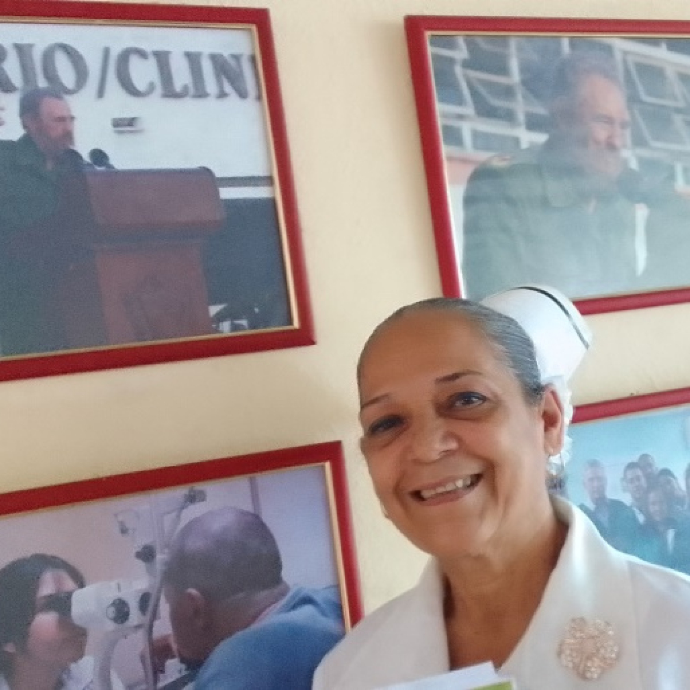 Olga Lidia, Delegada Directa al XXII Congreso de la CTC cumple legado de Fidel cuando inauguró hospital cienfueguero