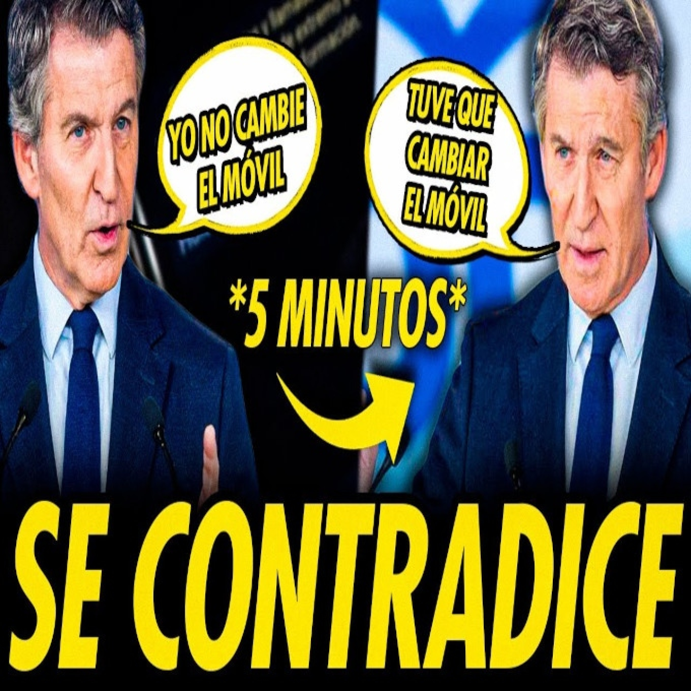 FEIJÓO SE CONTRADICE SOLO POR LOS WHATSAPP CON MAZÓN