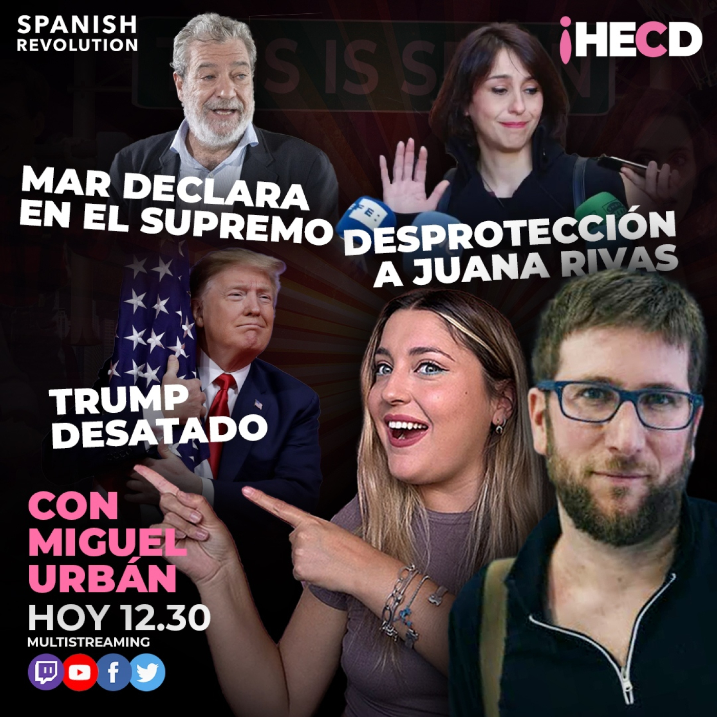 HECD! 498 Marina Lobo - Miguel Ángel Rodríguez, Vito Quiles, Elon Musk y Trump con Miguel Urbán