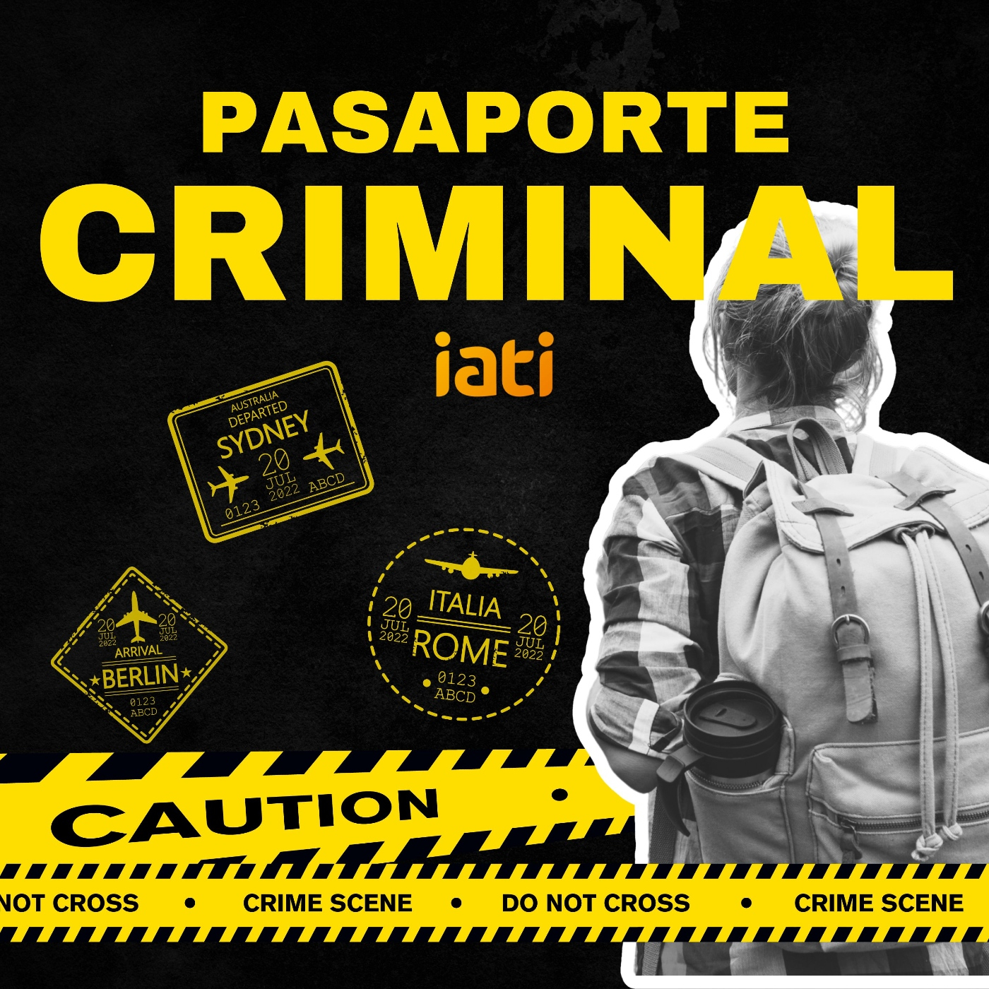 Pasaporte Criminal, Crímenes y Viajes
