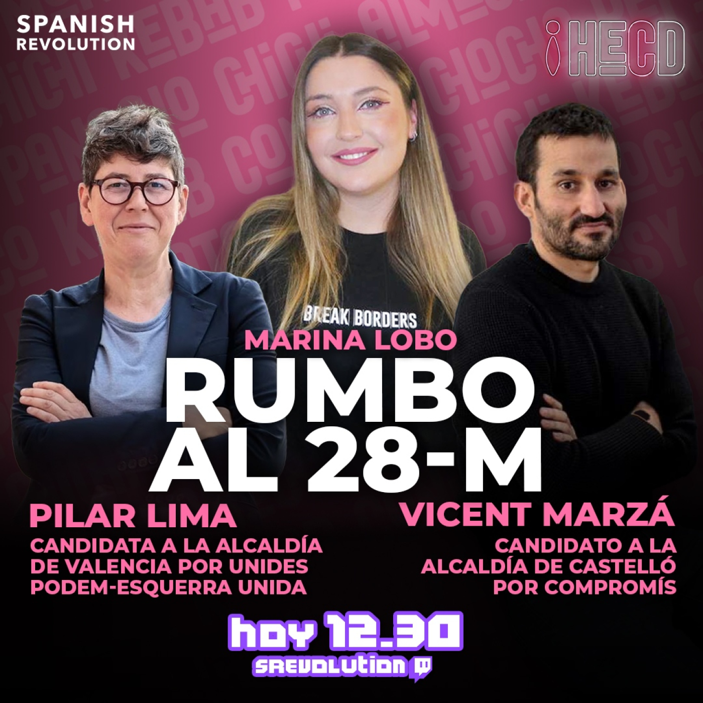 HECD! 263 - Rumbo al 28M: Hoy con Pilar Lima y Vicent Marzá + Lucía Echevarría se hace un Xokas