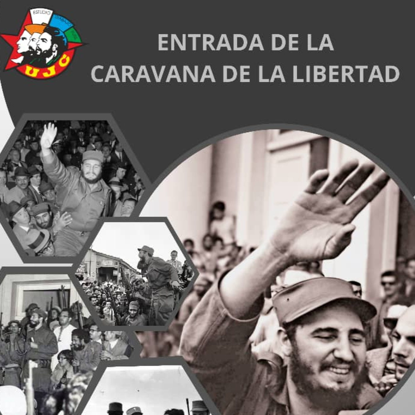 Cienfuegos recuerda la entrada de Fidel con la Caravana de la Libertad