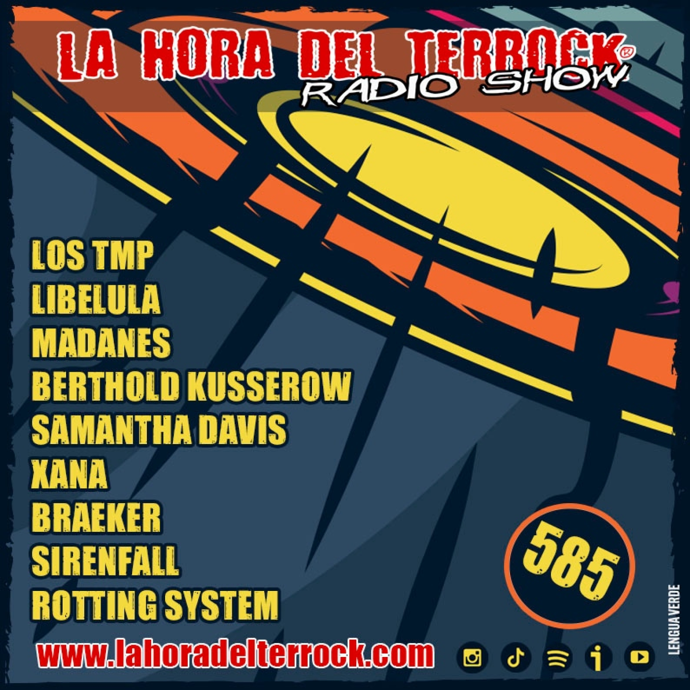 LA HORA DEL TERROCK RADIOSHOW 585 episode artwork