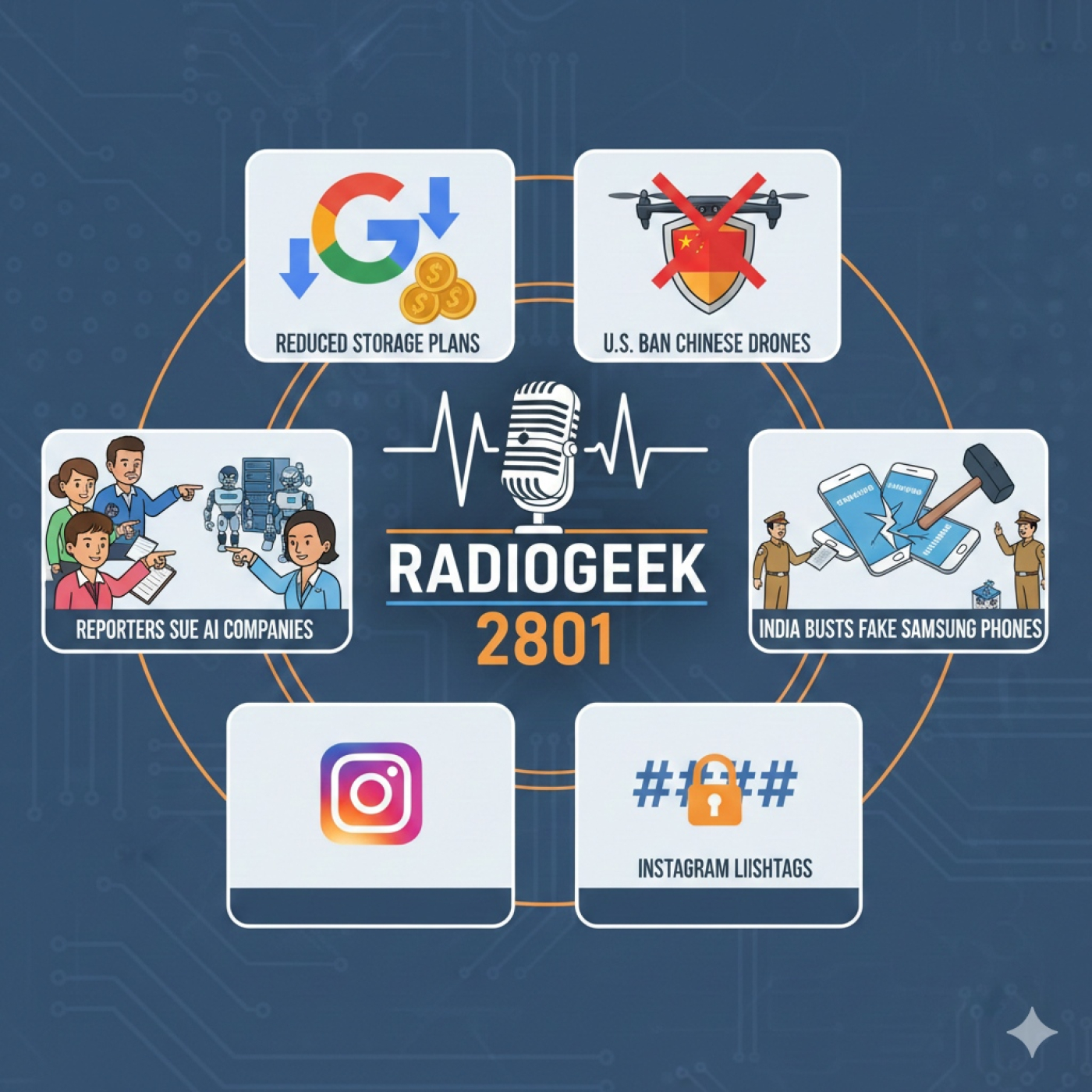 Radiogeek 2801 - La policía de la India desmantela fabricación de teléfonos Samsung falsos