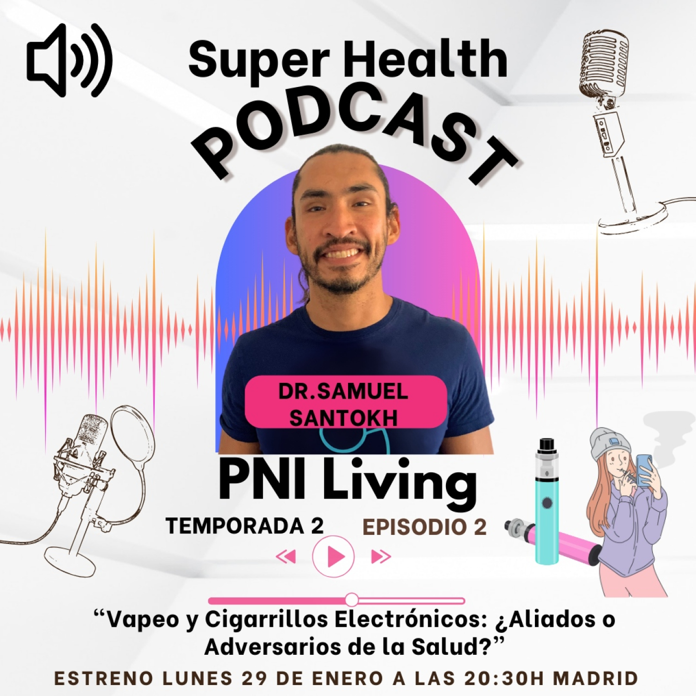Super Health Podcast PNI Living en Español