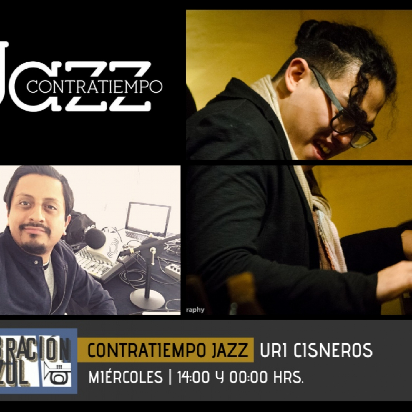 Entrevistas a la Distancia de Contratiempo Jazz con Efraín Alavez - Uri Cisneros Primera parte episode artwork
