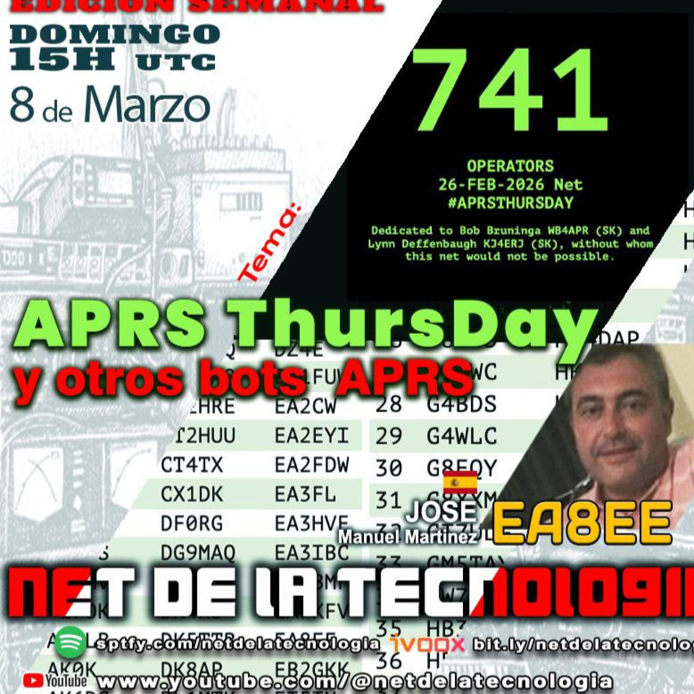 #519 ThursDay y otros bot APRS por EA8EE Jose episode artwork