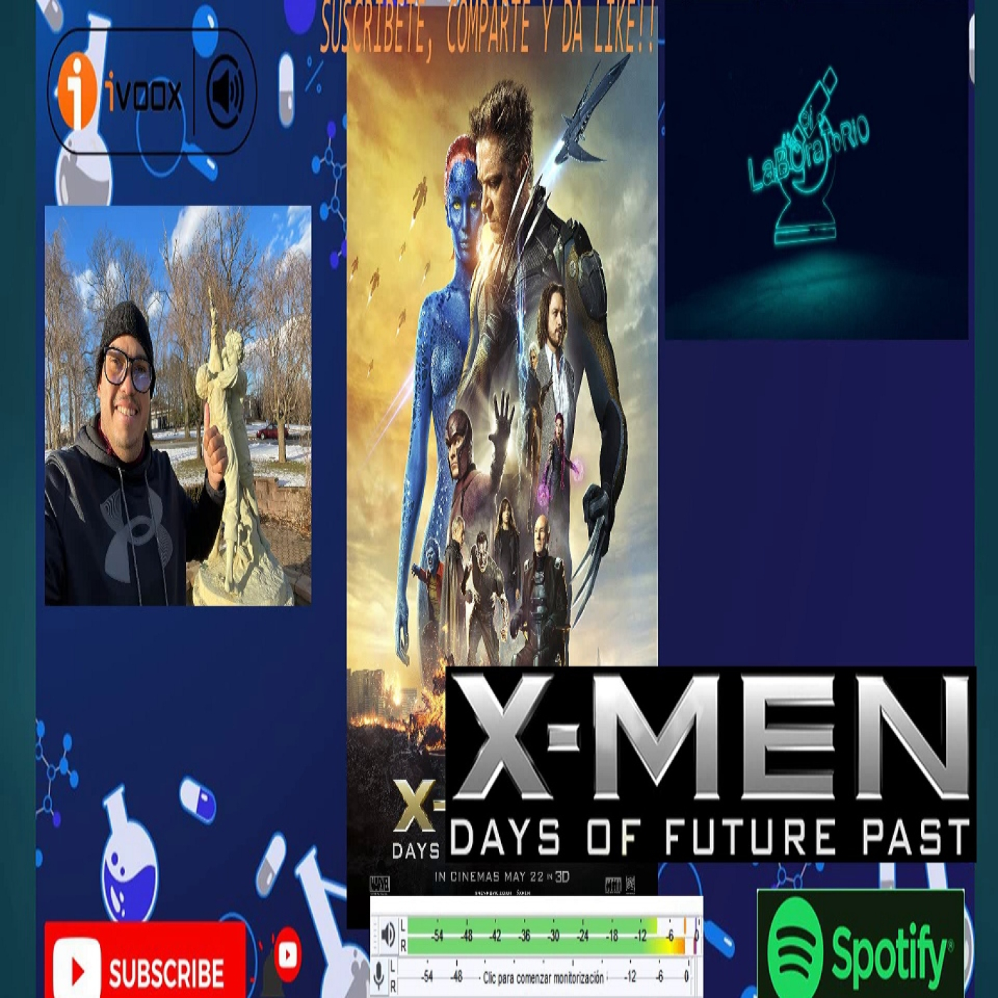 EL LABORATORIO PRESENTA - 30 - YA LA VI Y TE LA PLATICO - X-MEN DAYS OF FUTURE PAST - DIAS DEL FUTURO PASADO (2014) episode artwork