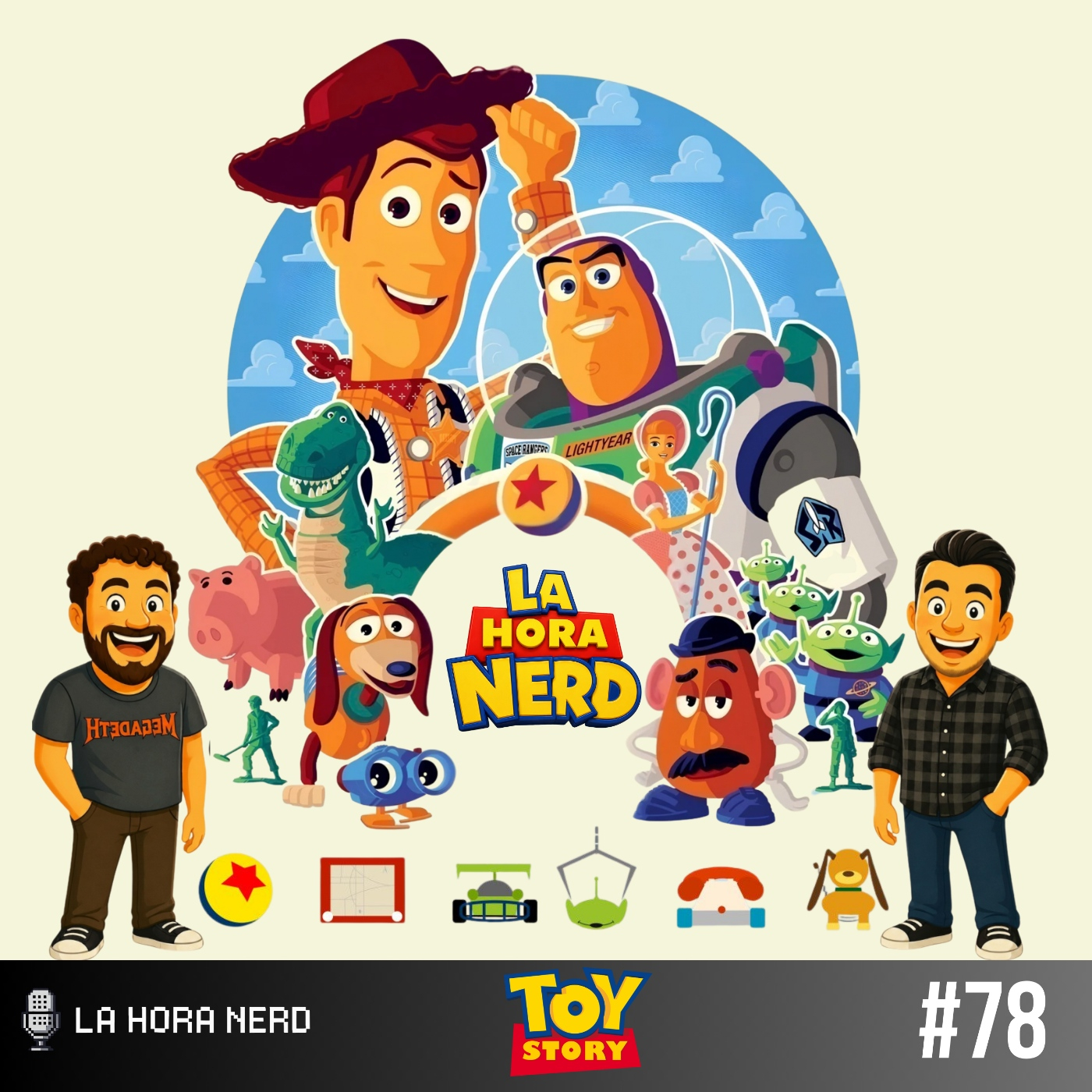 La Hora Nerd #78 ‐ Toy Story episode artwork