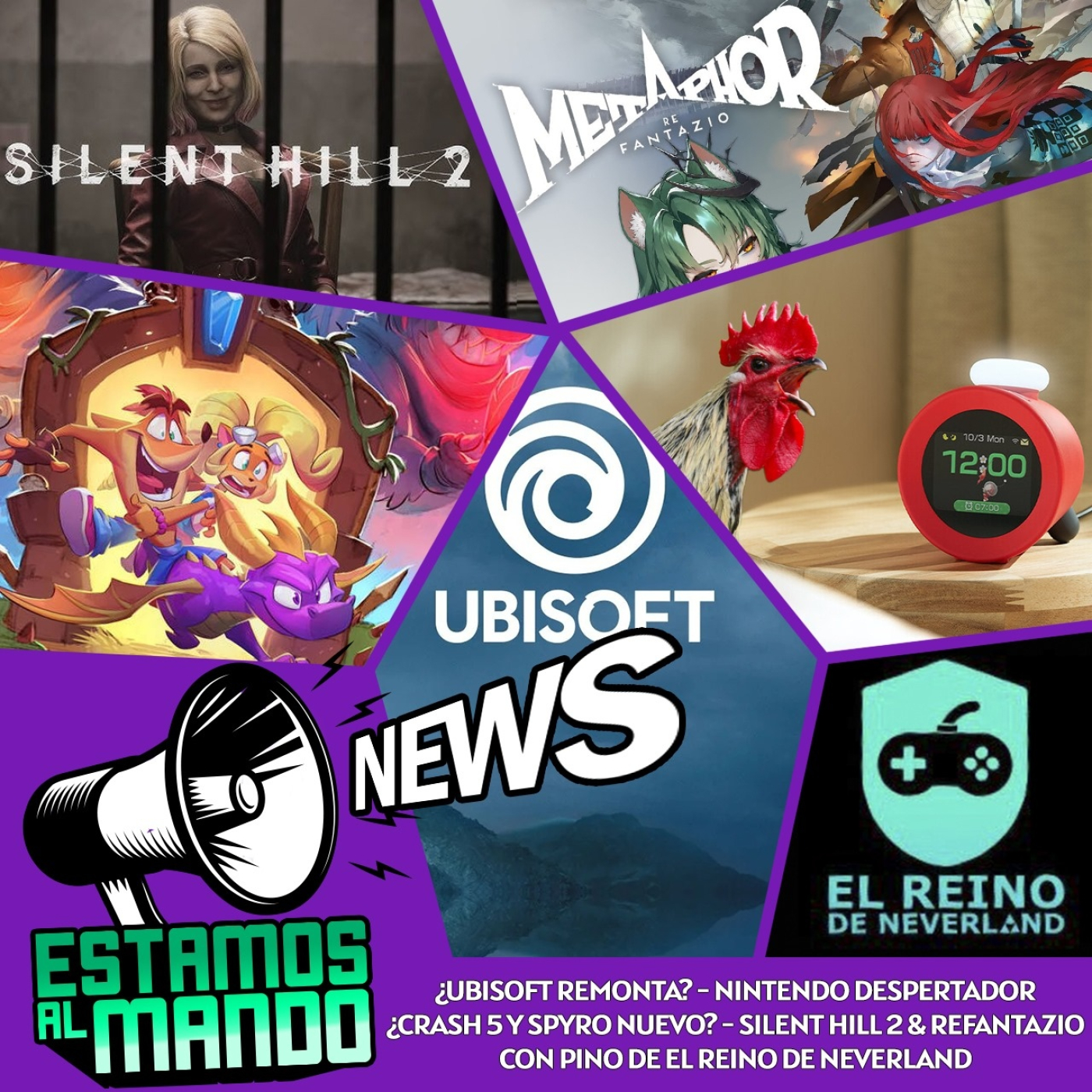 EAM 7-16 -Noticias- Silent Hill 2 Remake, Metaphor Re, lo nuevo de Nintendo, plan maestro de Ubisoft.
