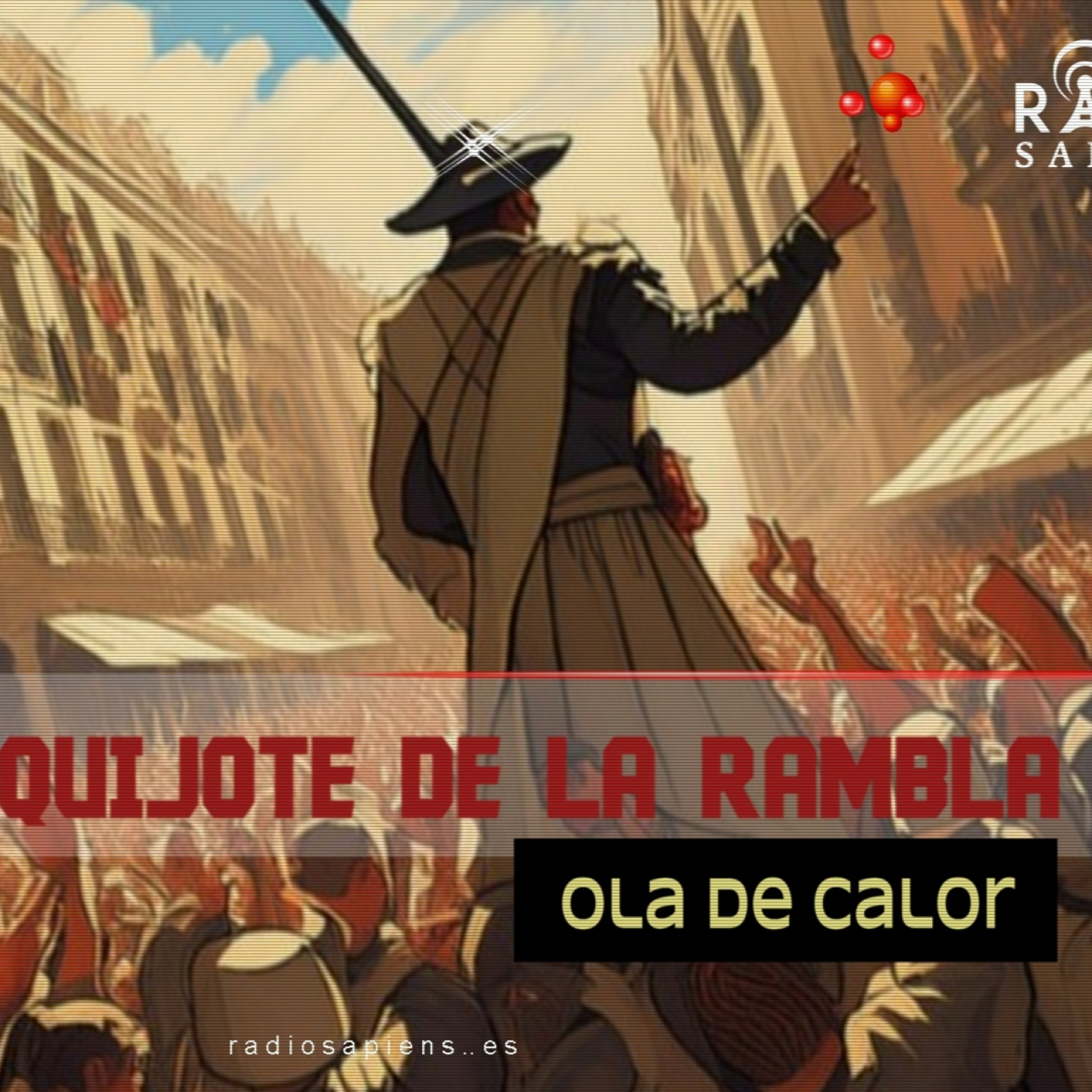 ⭕️ "Don QUIJOTE de la RAMBLA", ola de calor