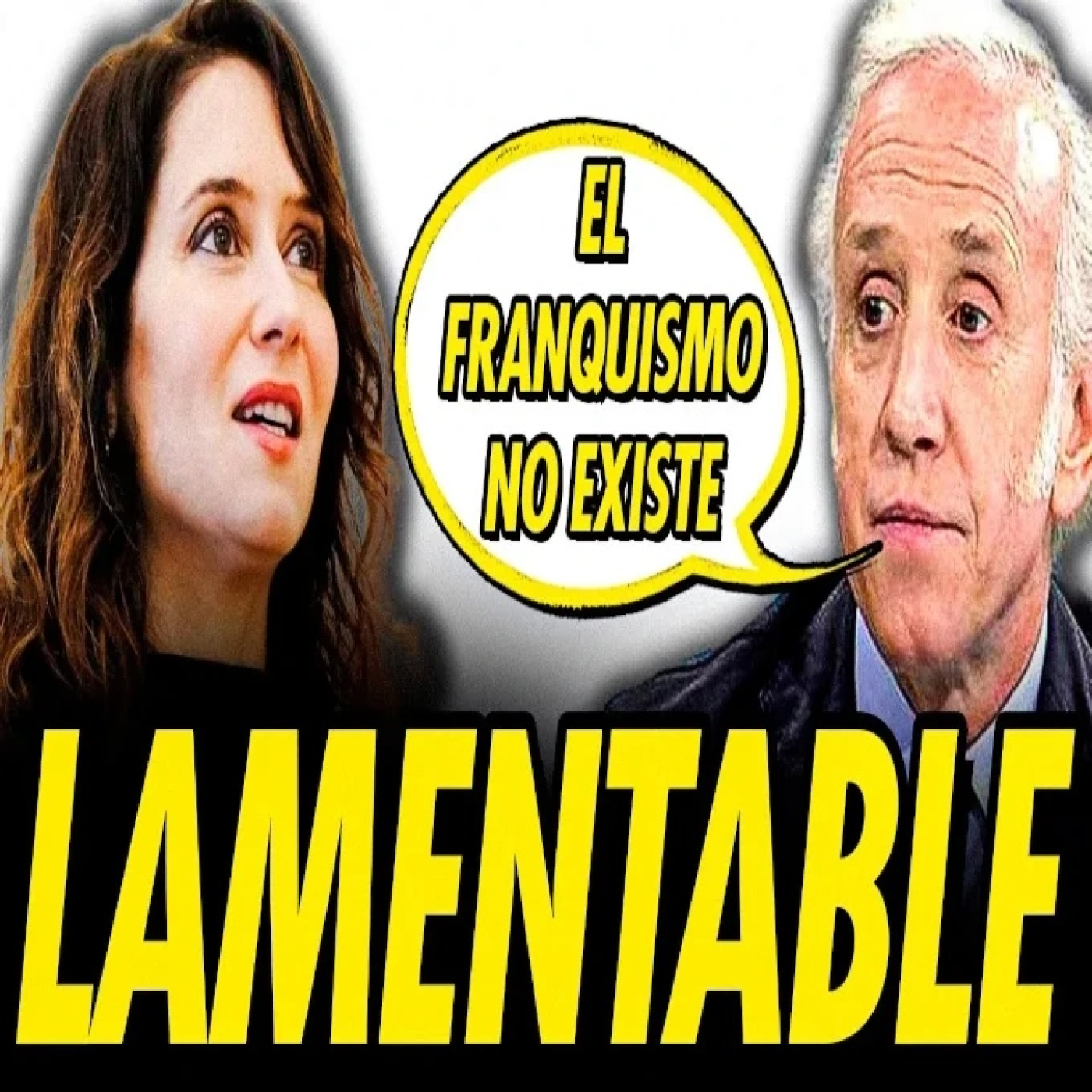 El franquismo en españa: inda lo niega y ayuso... lo llama "democracia"?