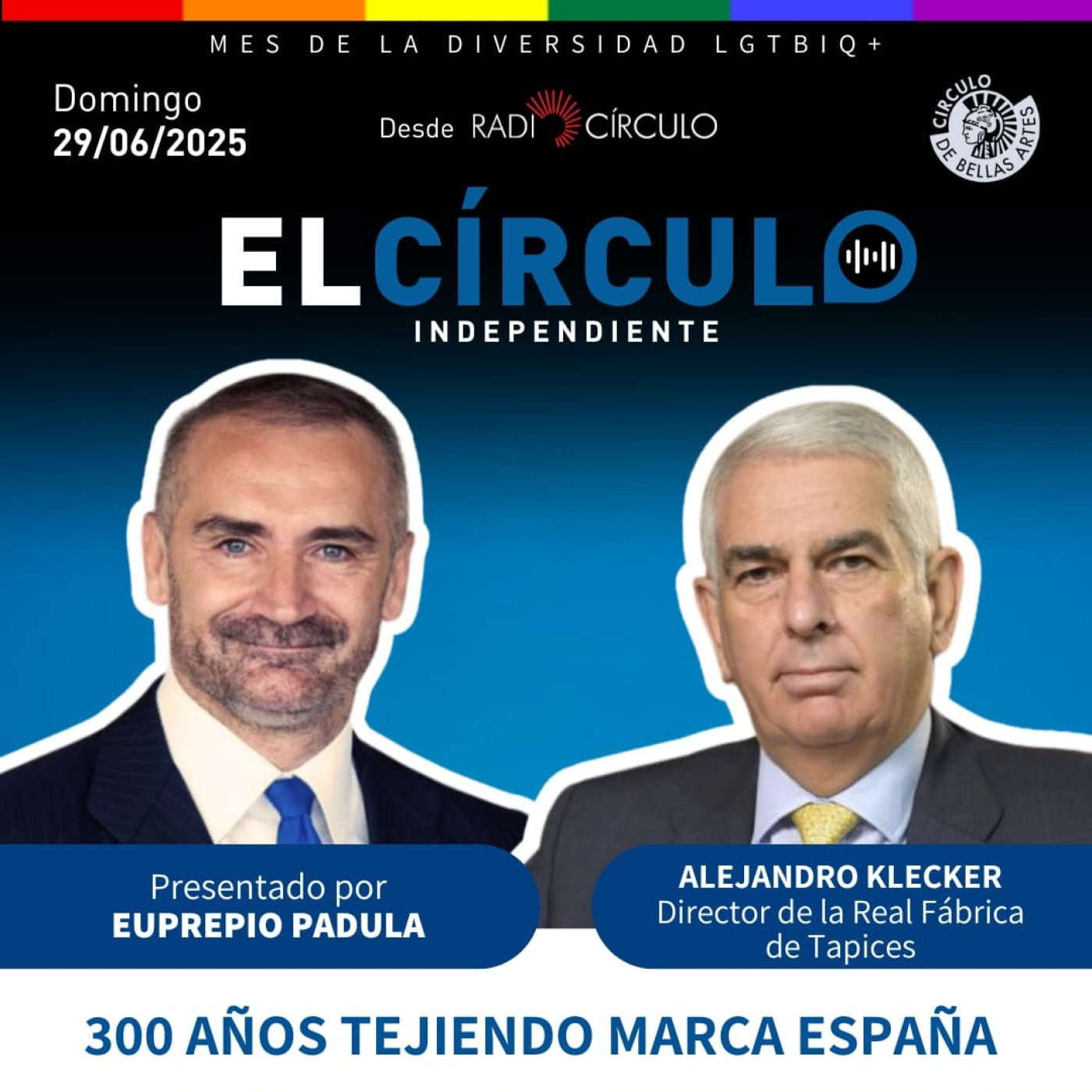 Episodio 100: Alejandro Klecker (Director de la Real Fábrica de Tapices) episode artwork