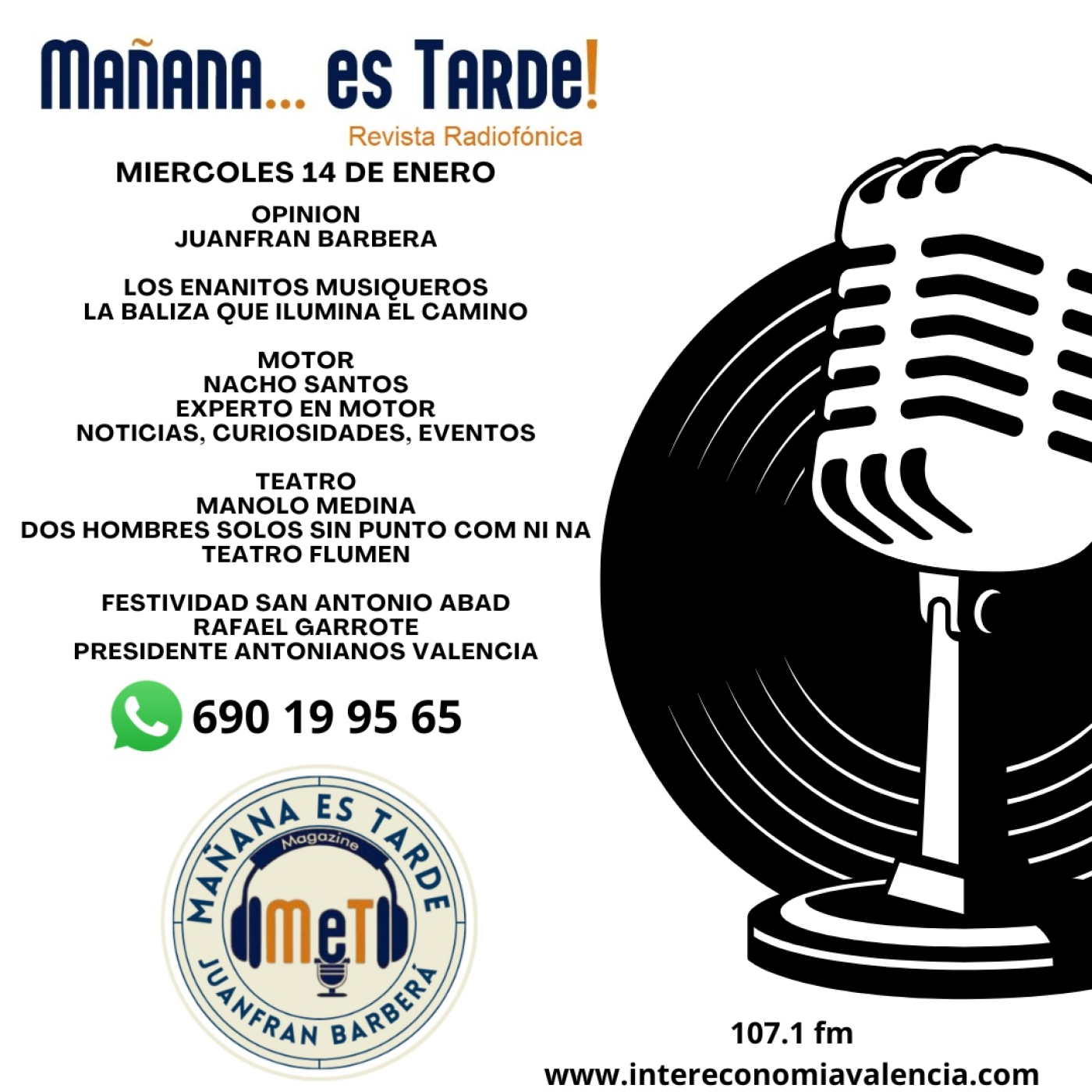 MAÑANA ES TARDE!!! MET