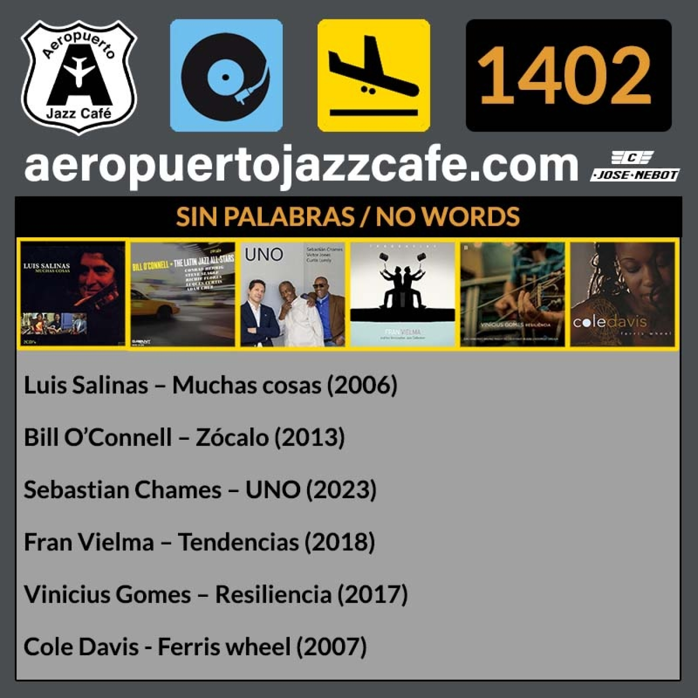 Aeropuerto Jazz Café 1402-SIN PALABRAS/NO WORDS episode artwork