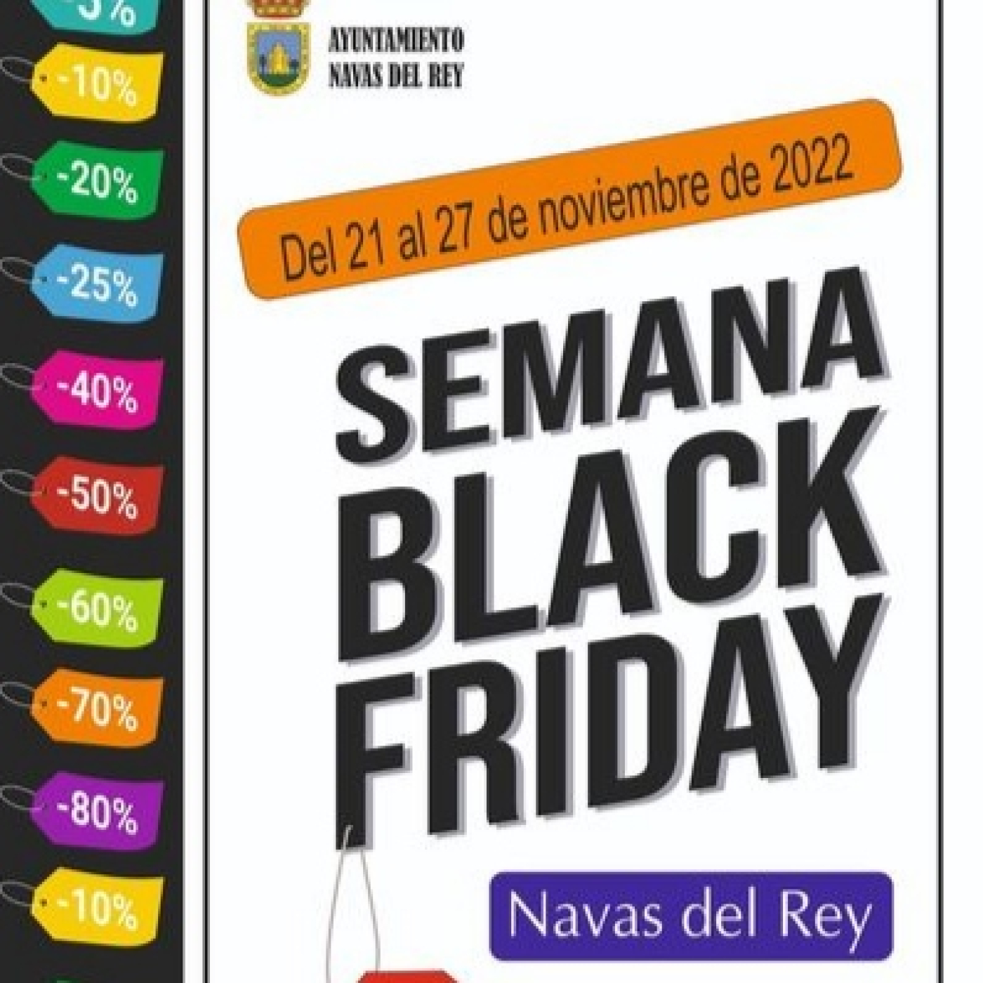La Tnte. Alcalde Ada López de Navas del Rey nos informa de la actualidad de la localidad, especialmente el Black Friday episode artwork