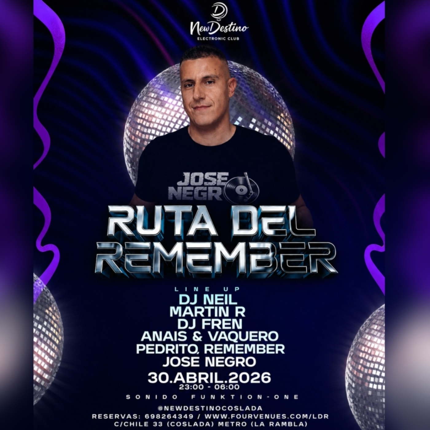 LIVE JOSE NEGRO RUTA DEL REMEMBER CON DJ NEIL 30-04-26 episode artwork