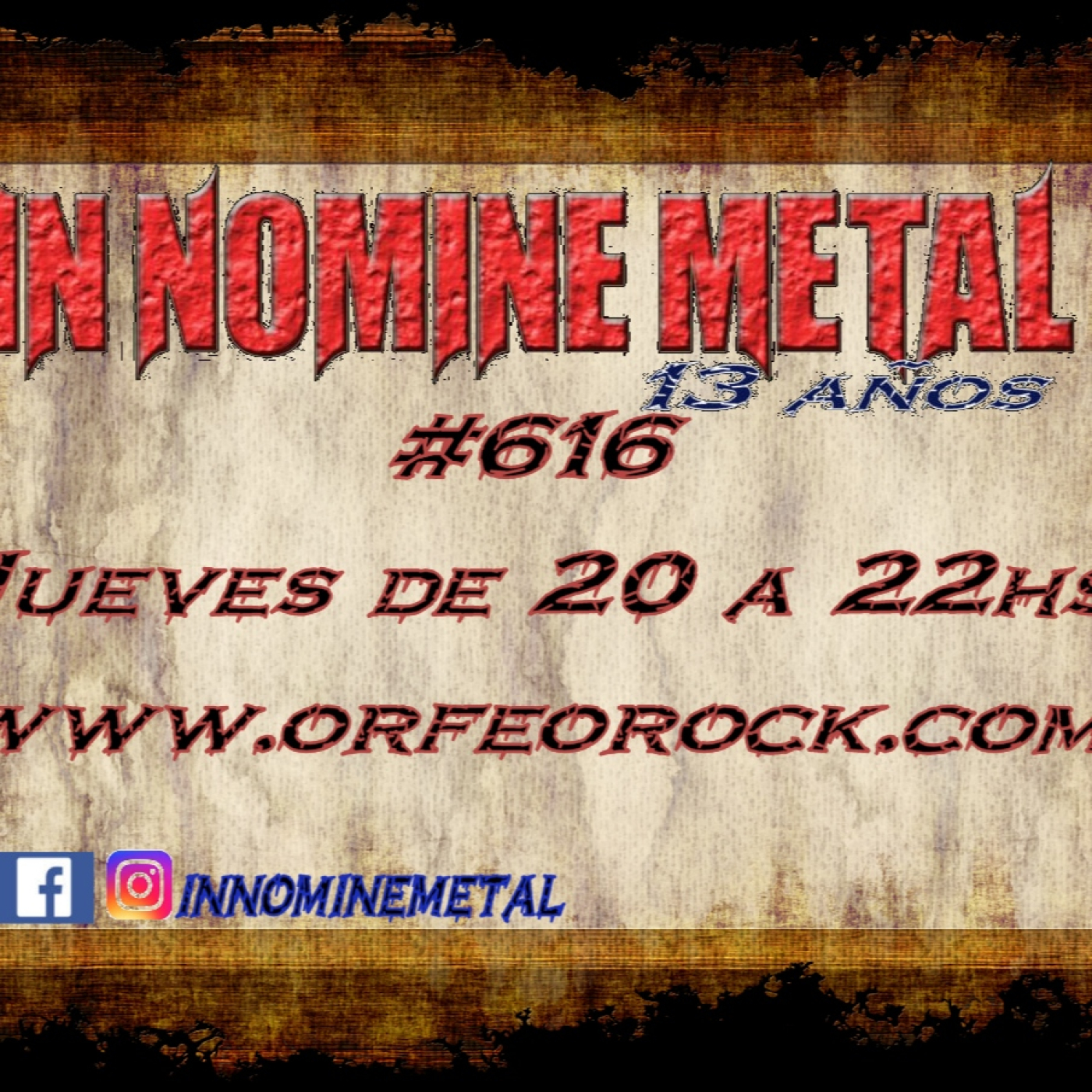 In Nomine Metal 616 - 31-03-2022 episode artwork