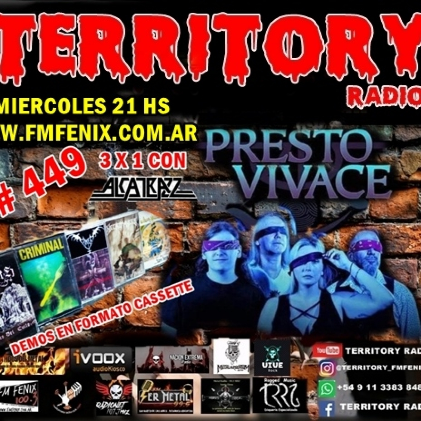 TERRITORY RADIO #449 (06-09-2023) PRESTO VIVACE episode artwork