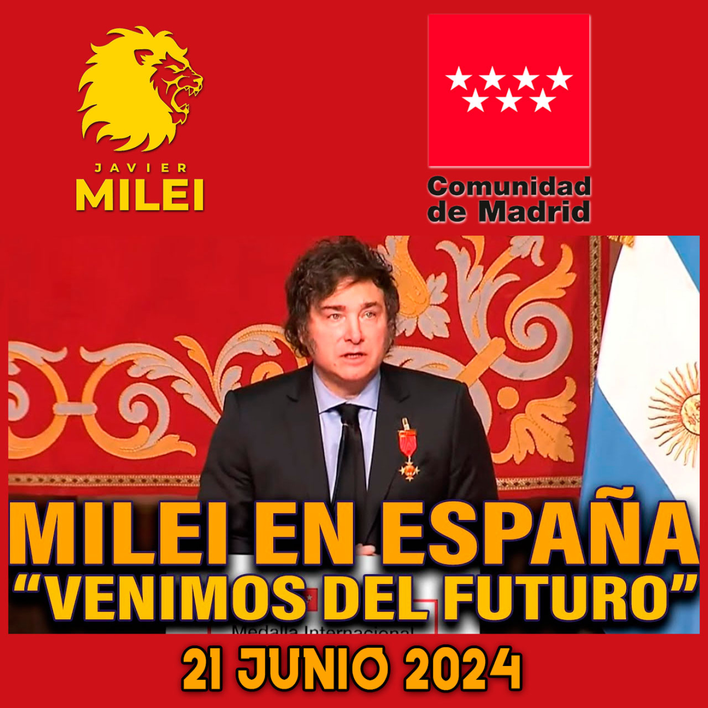 cover of episode MILEI HABLÓ EN ESPAÑA Y ADVIRTIÓ: "VENIMOS DEL FUTURO"