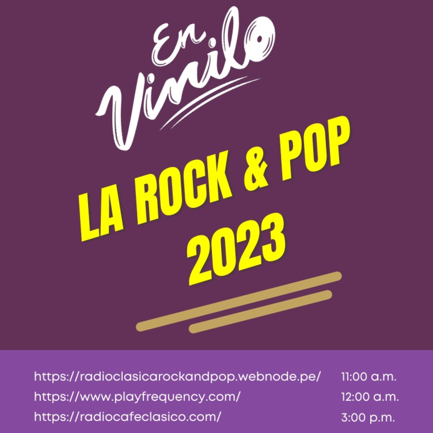 En Vinilo con Marcos Pérez