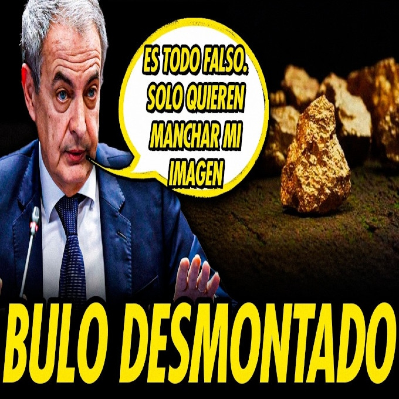ZAPATERO DESMONTA EL BULO DE SU MINA DE ORO Y LA DERECHA VUELVE A HACER EL RIDÍCULO