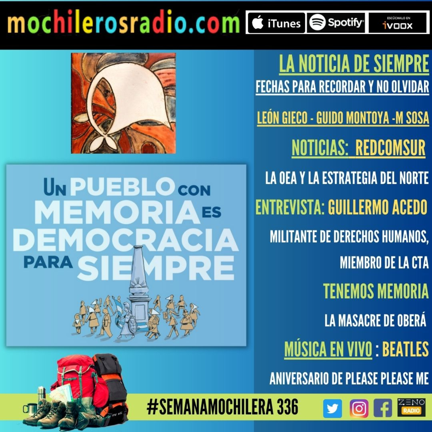 Mochileros 336 24 de Marzo de 2023 episode artwork