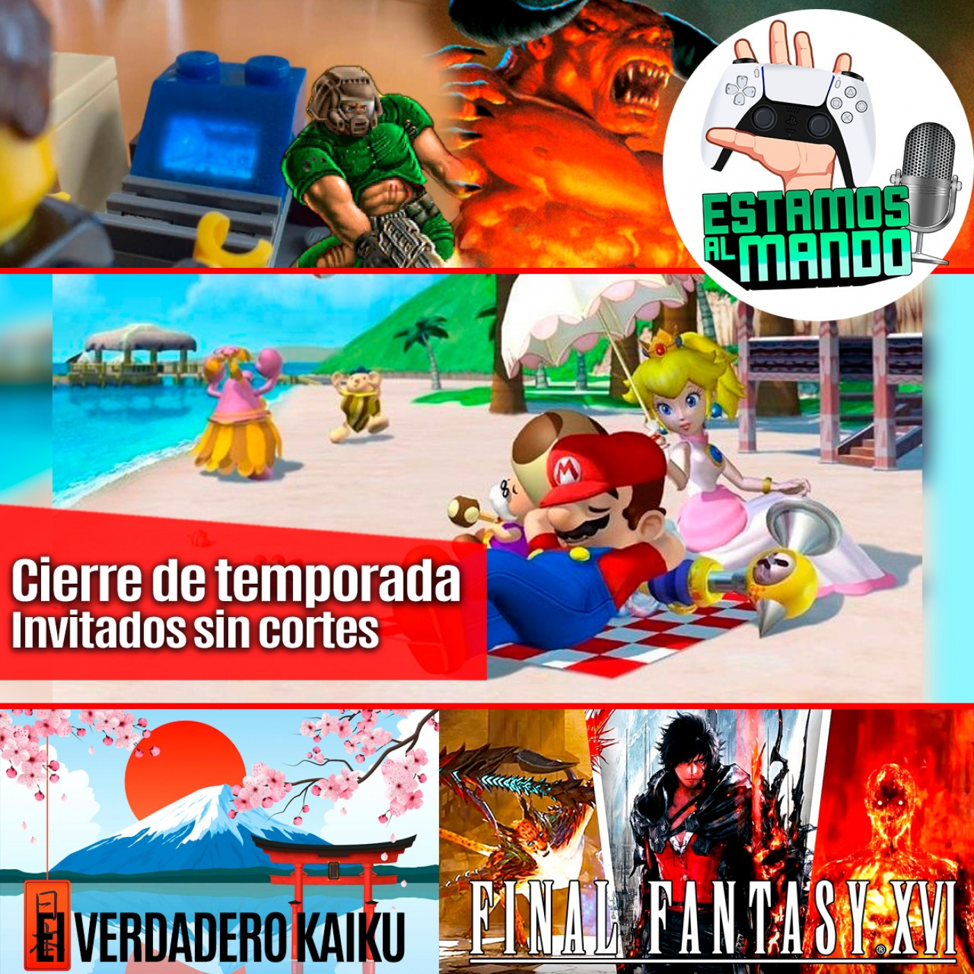 EAM 4-40 Programa especial fin de temporada, novedades FF16, Doom esta muy vivo, comentarios y Kaikus con oyentes