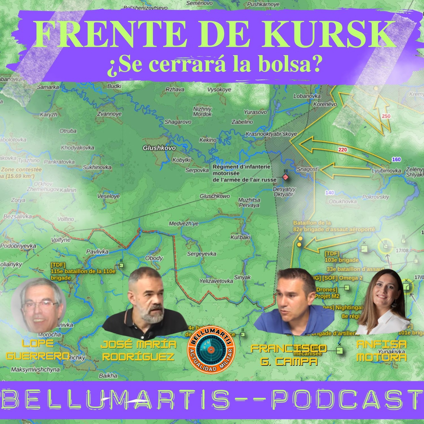 FRENTE DE KURSK ¿SE CERRARÁ LA BOLSA?¿Puentes del río Seim? 19/8/2024 **FRENTE DE BATALLA**