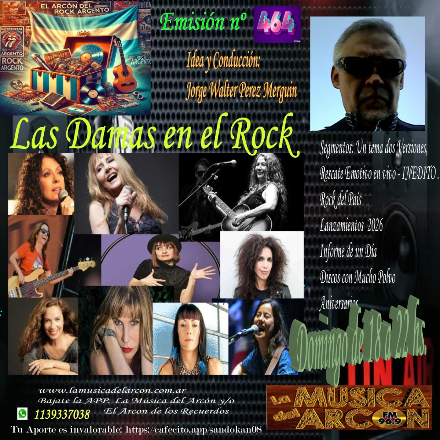 El Arcon del Rock Argento - Emision nº 464 - Damas del Rock episode artwork
