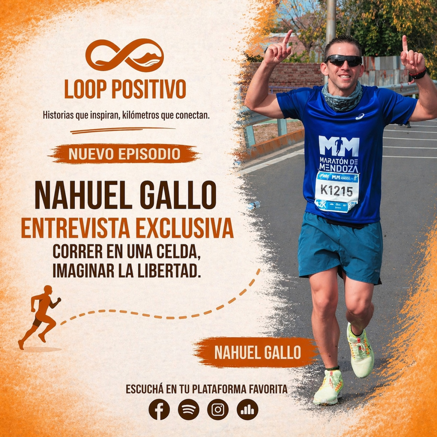 Loop Positivo Temp. 5 Ep. 4 - Nahuel Gallo, correr en una celda para imaginar la libertad. episode artwork