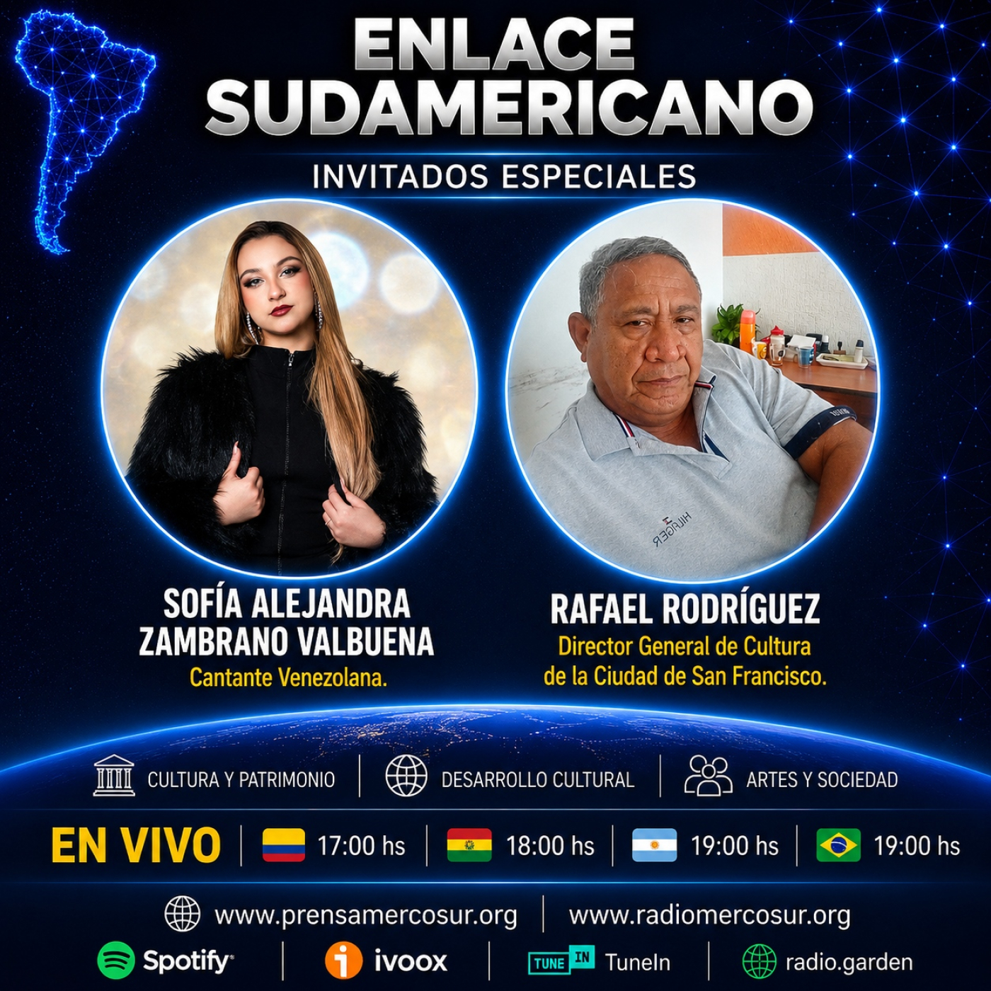 Enlace Sudamericano | ZOPHIA y Rafael Rodríguez: Talento, cultura y proyección artística del Zulia