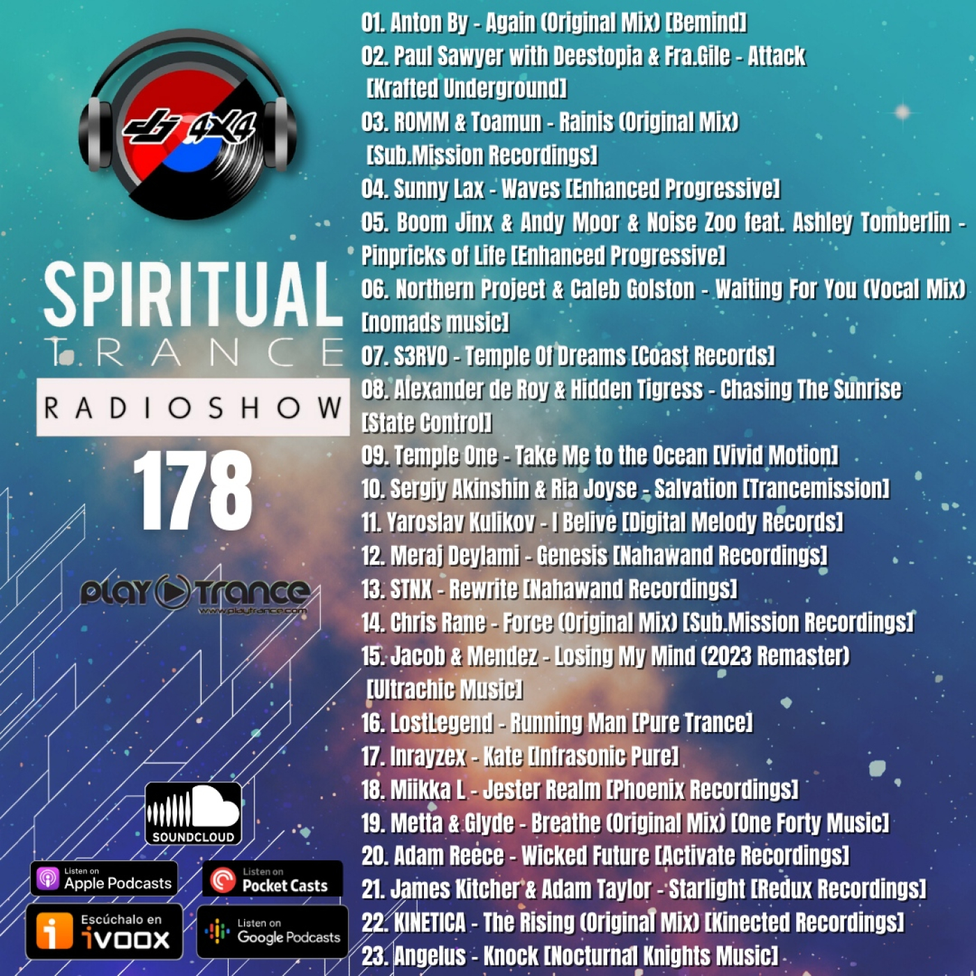 DJ 4x4 Pres. Spiritual Trance Radioshow 178 13-02-24 episode artwork