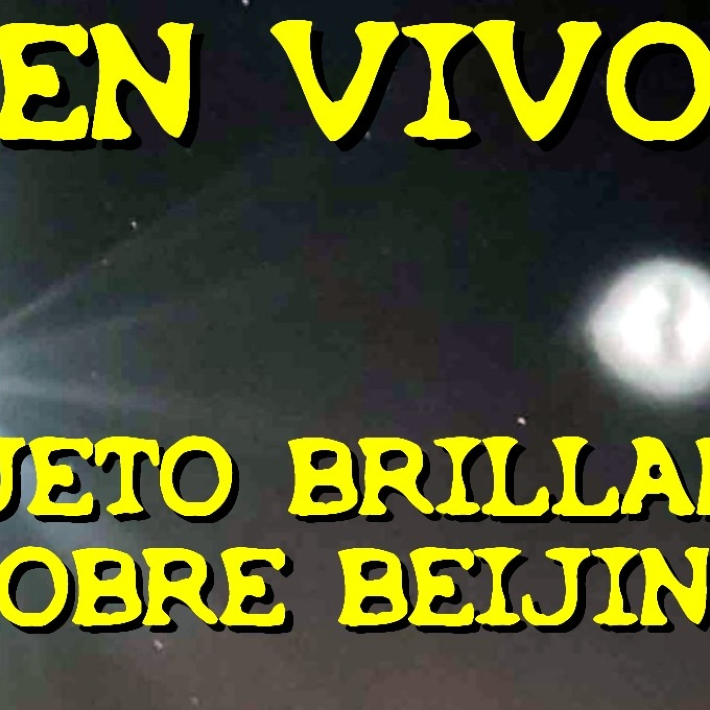 Los desvelados - 2024 - objeto brillante sobre beijing