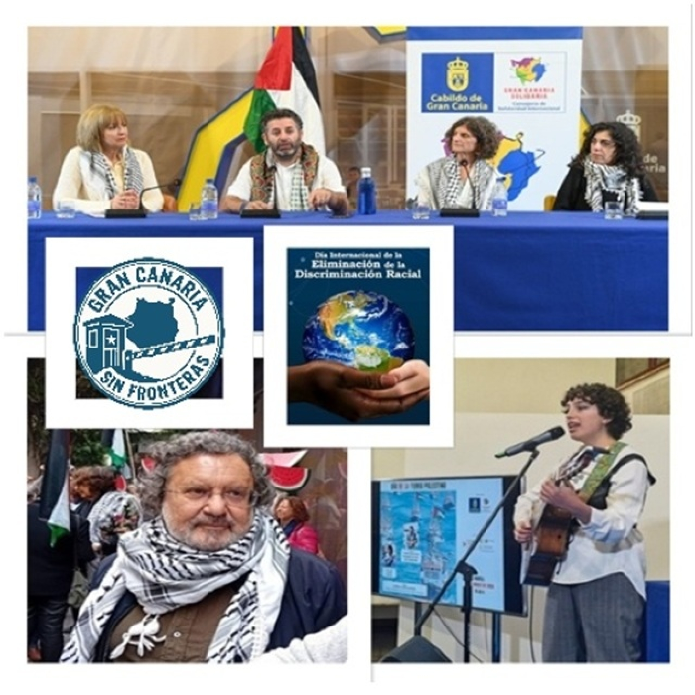 Gran Canaria Sin Fronteras, 2026-03-21/ Voces por Palestina, paz entre los pueblos y contra la discriminación racial