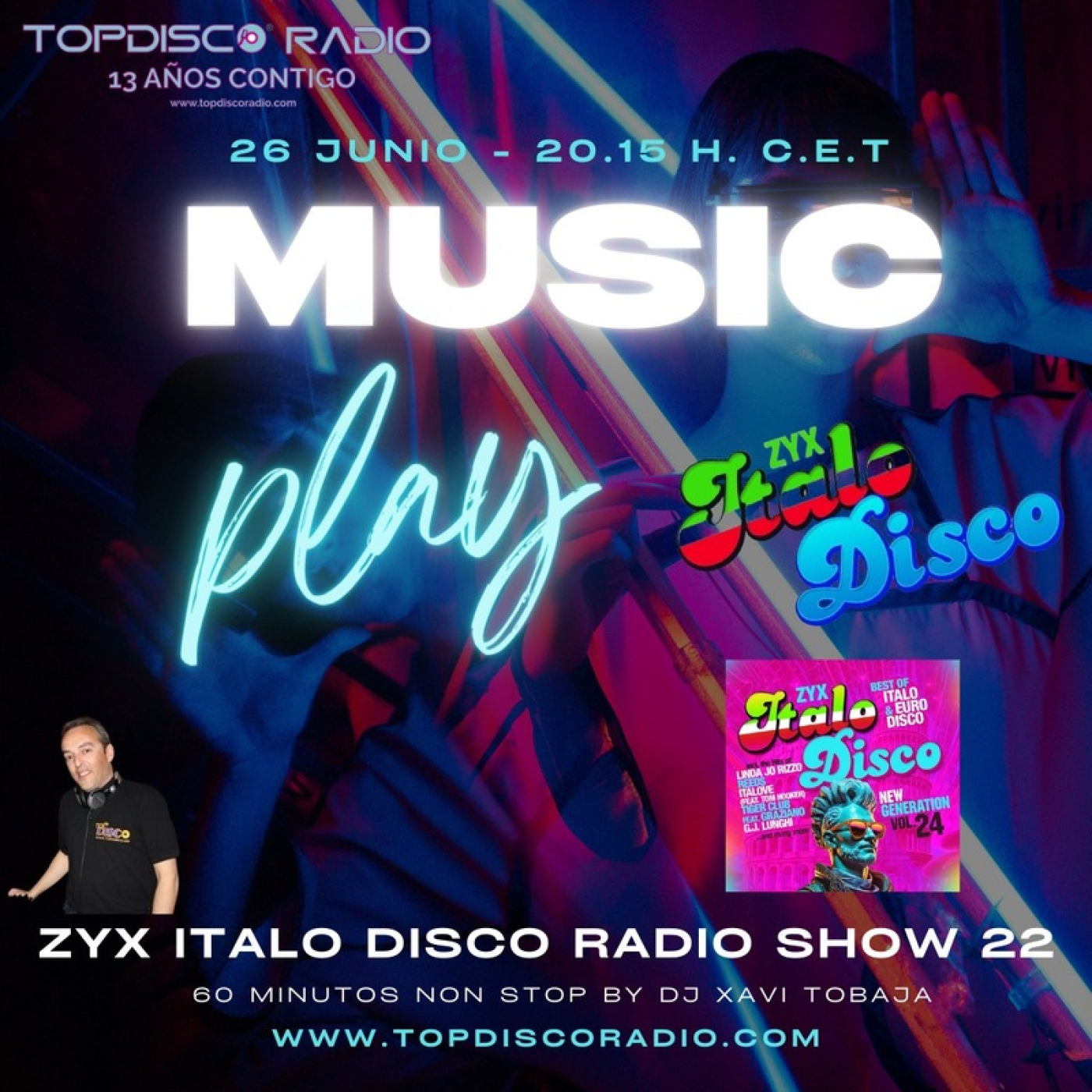 Music Play Programa 239 ZYX Italo Disco Radio Show 22 episode artwork