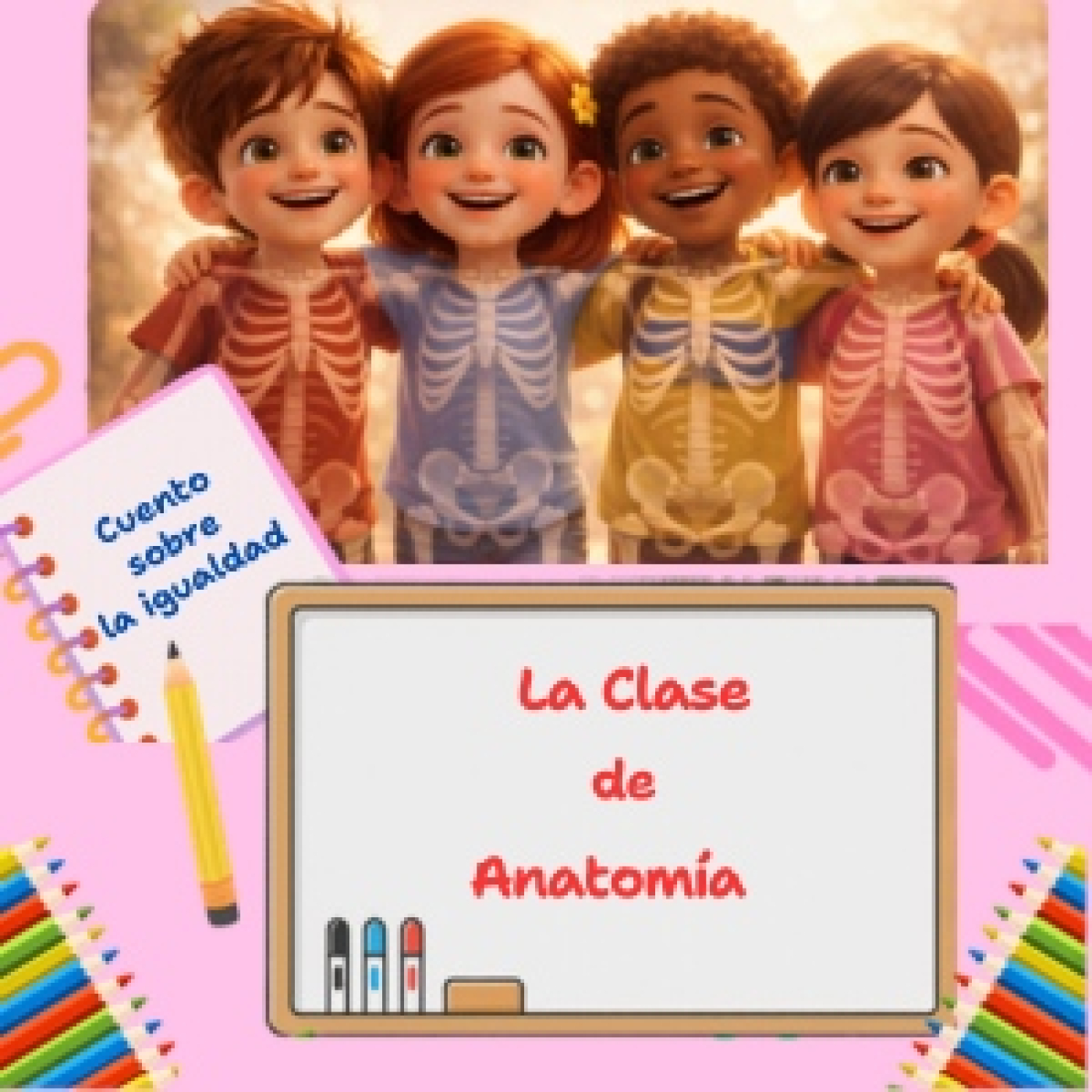 La Clase de Anatomía ➕ Juego Adivina la Palabra Cuento infantil de empatía e igualdad episode artwork