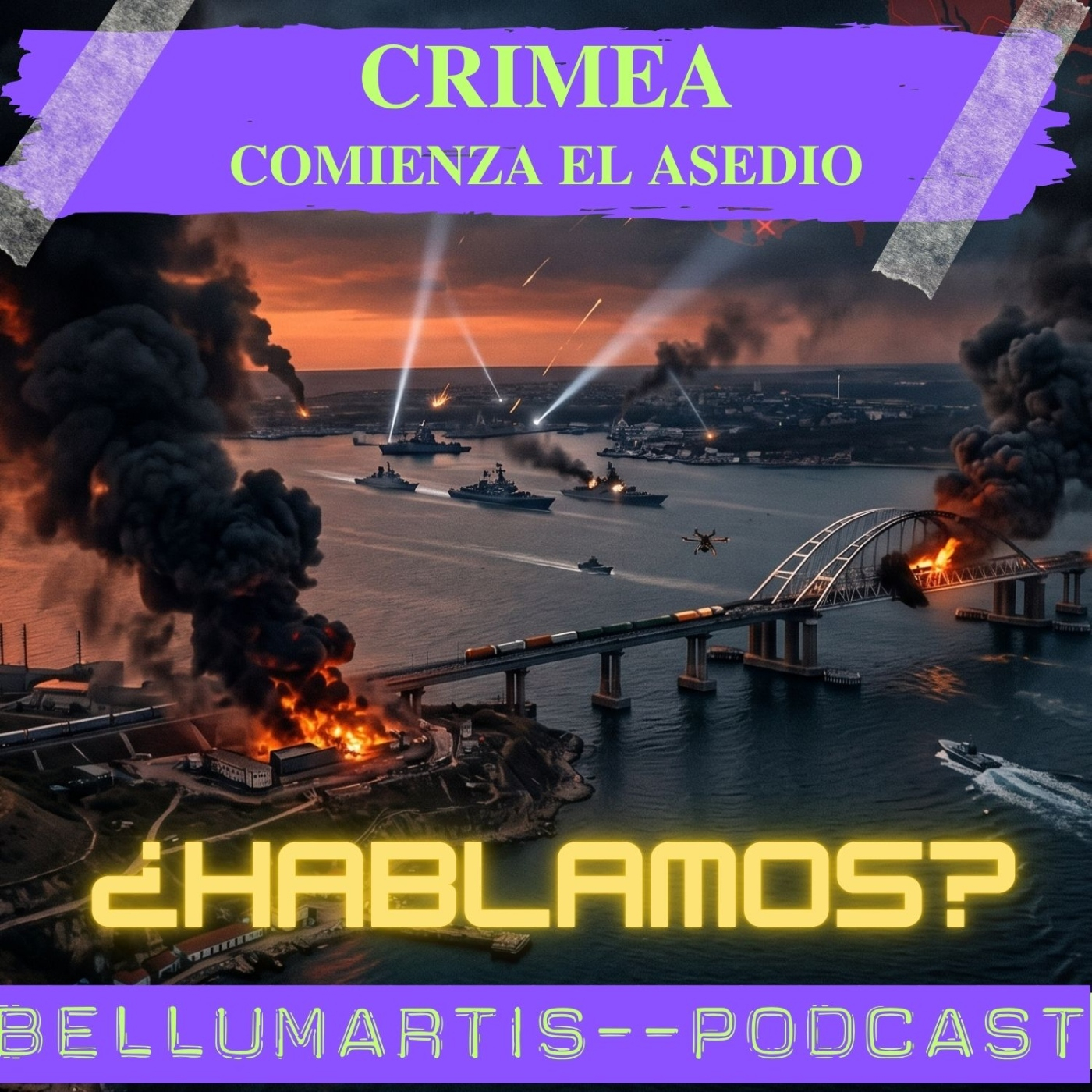 COMIENZA EL ASEDIO A CRIMEA: Ucrania corta las venas logísticas de la fortaleza de Putin ¿HABLAMOS?