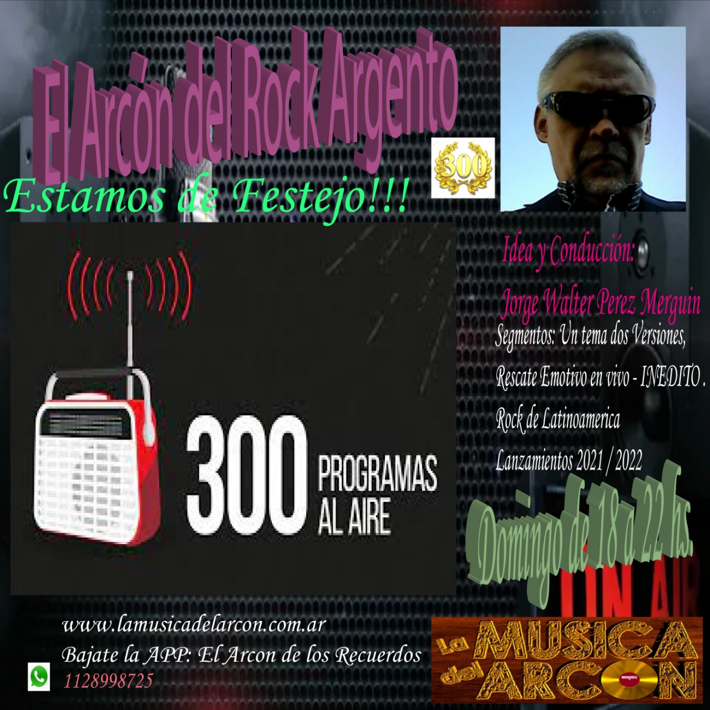 El Arcon del Rock Argento - Emision nº 300 - 07-08-2022 episode artwork